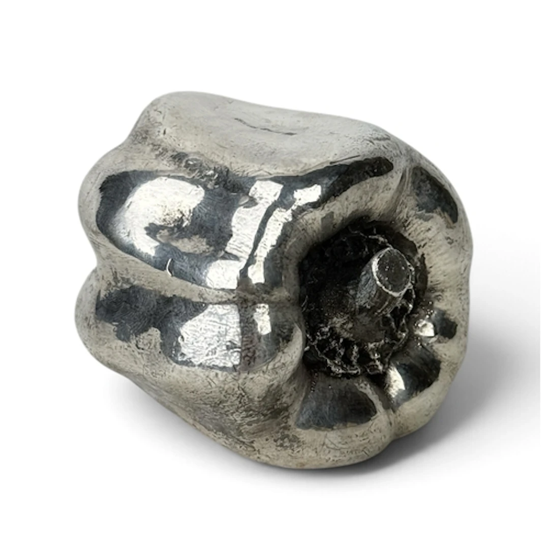 A NOVELTYH 925 SILVER FILLED PEPPER PAPERWEIGHT 7cm W...