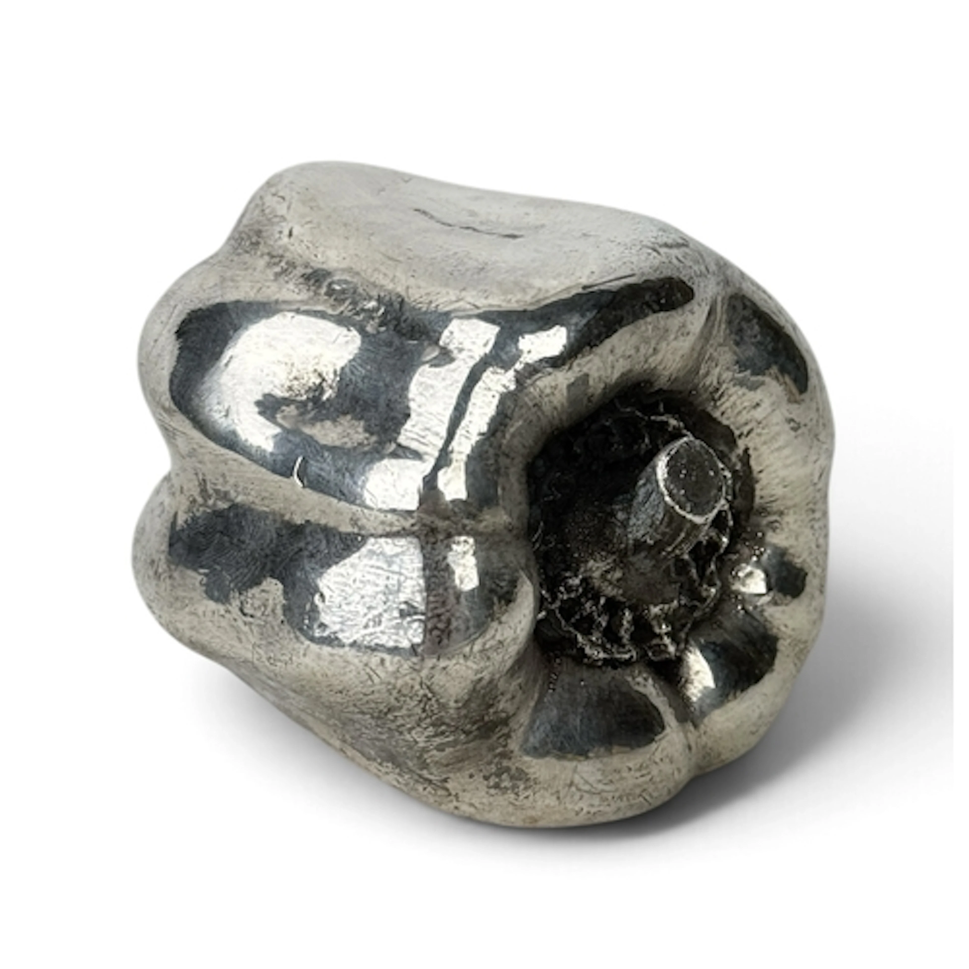 A NOVELTYH 925 SILVER FILLED PEPPER PAPERWEIGHT 7cm W...