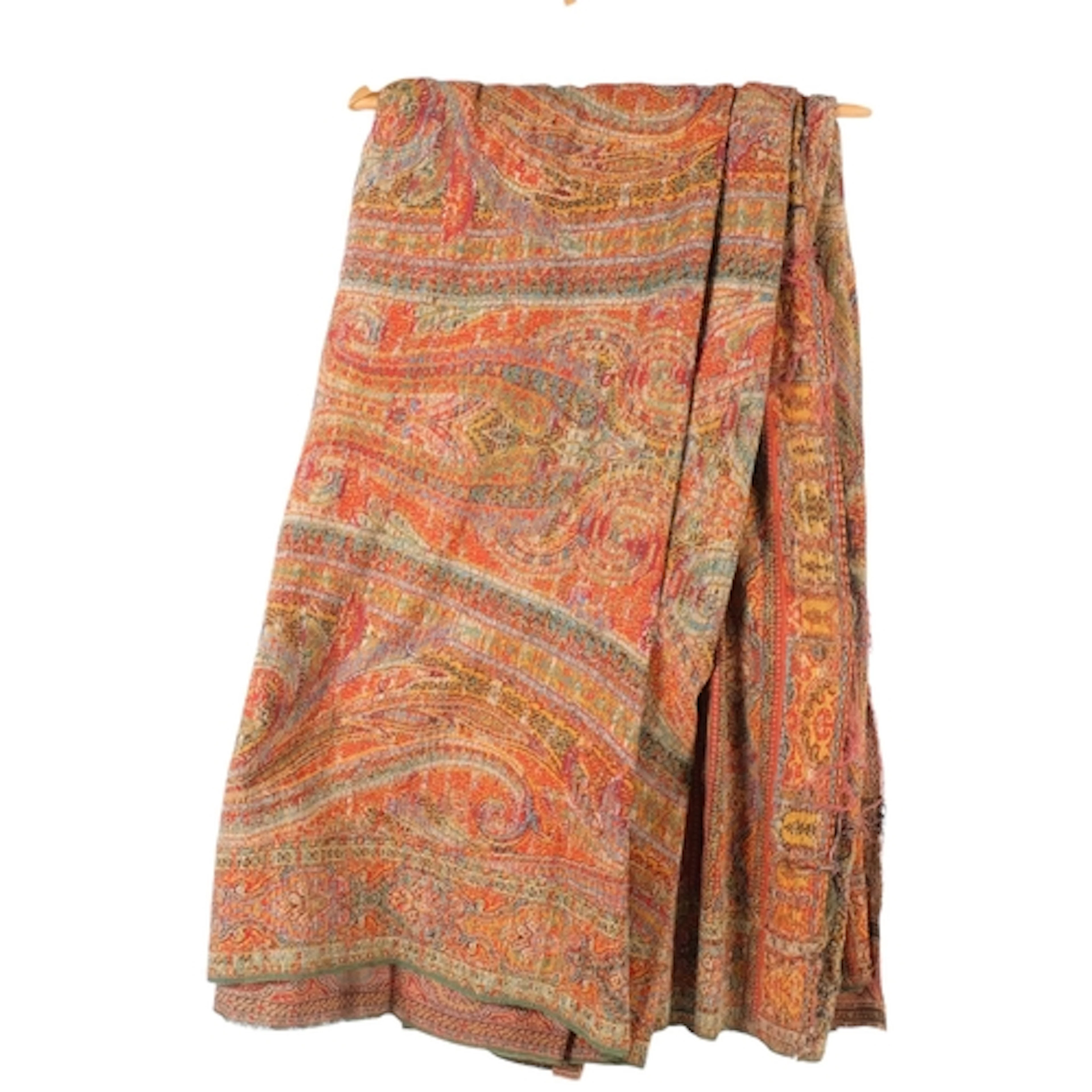 A large paisley shawl
