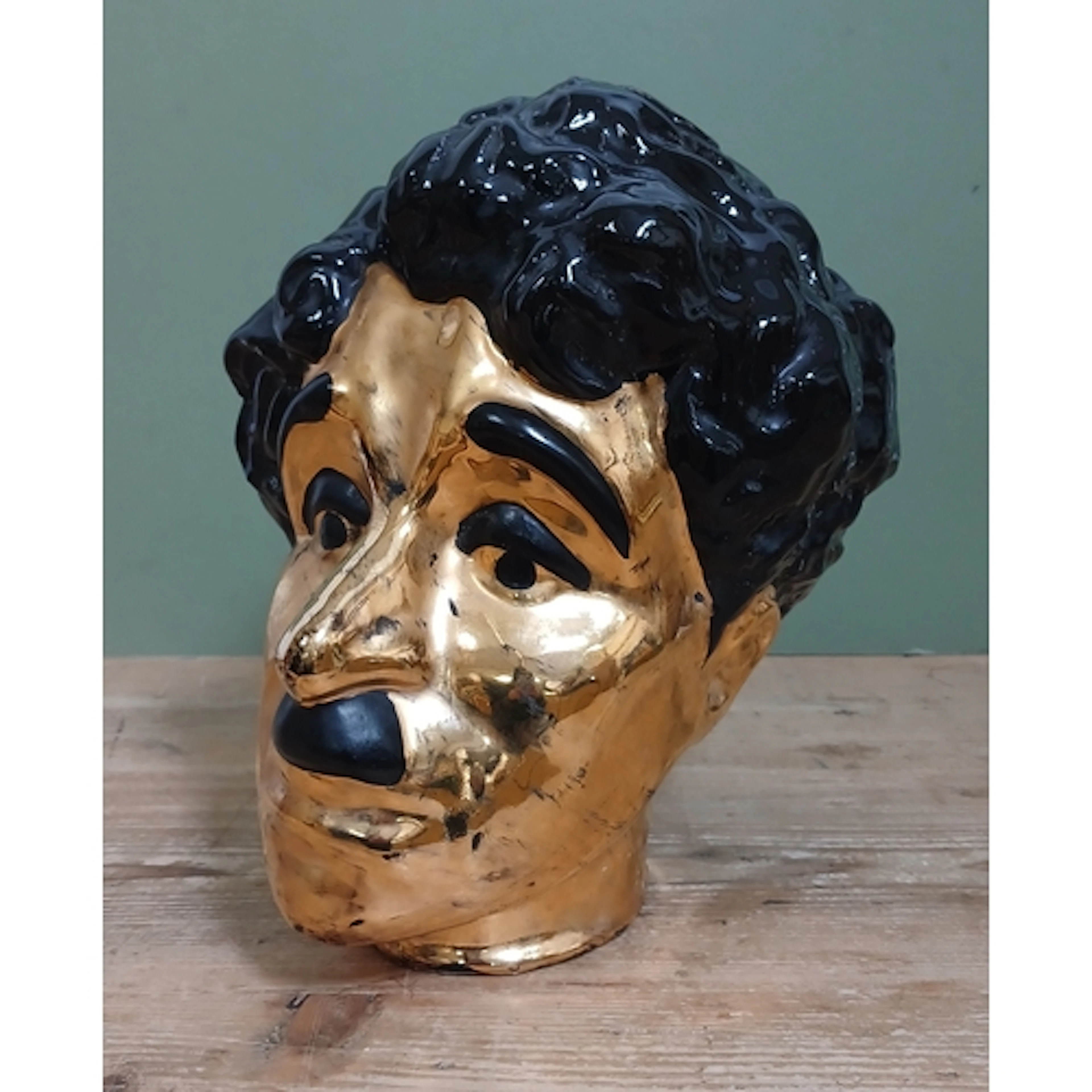 Pip Warwick, Charlie Chaplin, height 28cm, signed.