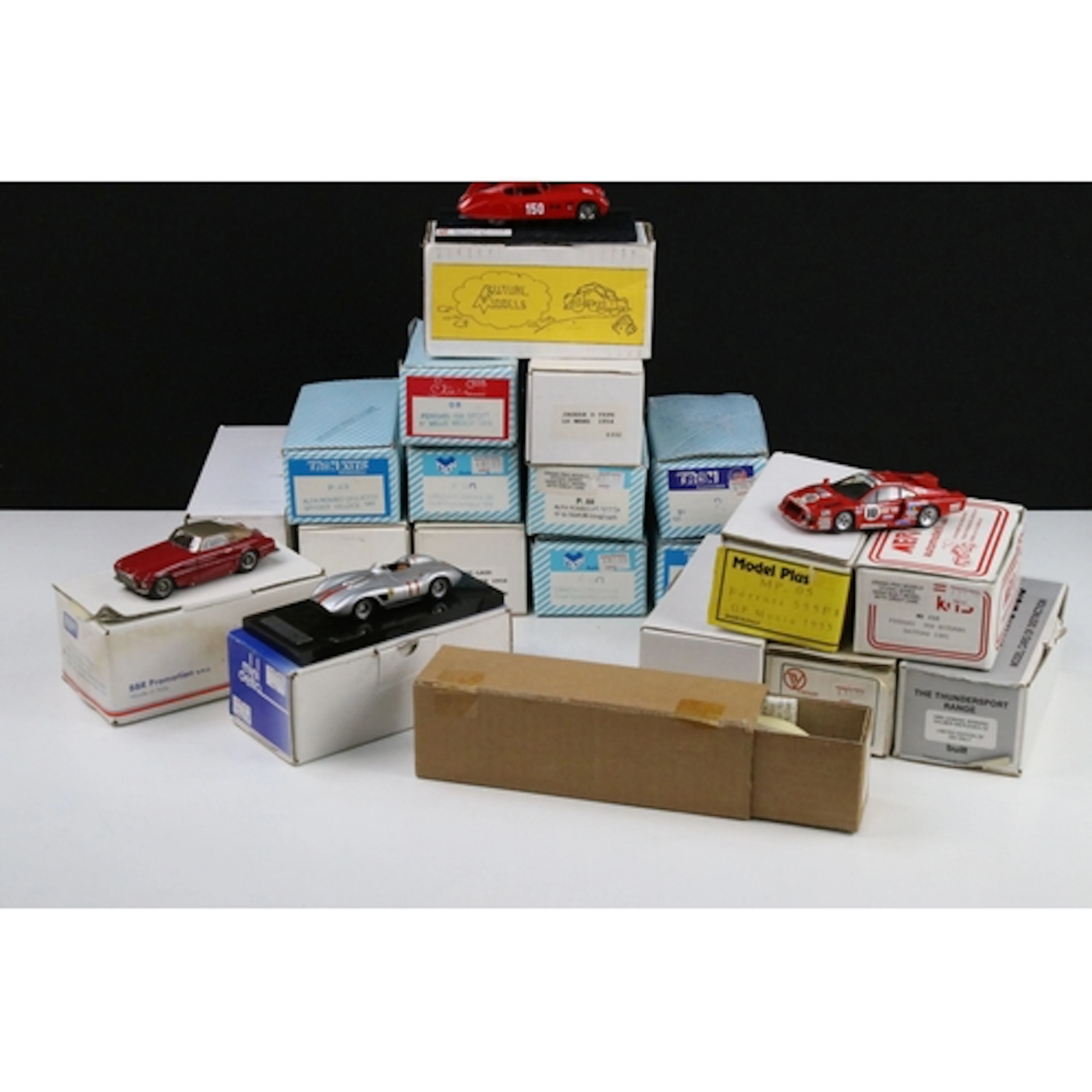 20 Boxed diecast models and white metal models kits to inclu...