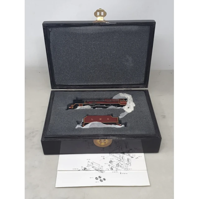 A wooden cased Bachmann 00 gauge Scot Class 4-6-0 Locomotive...