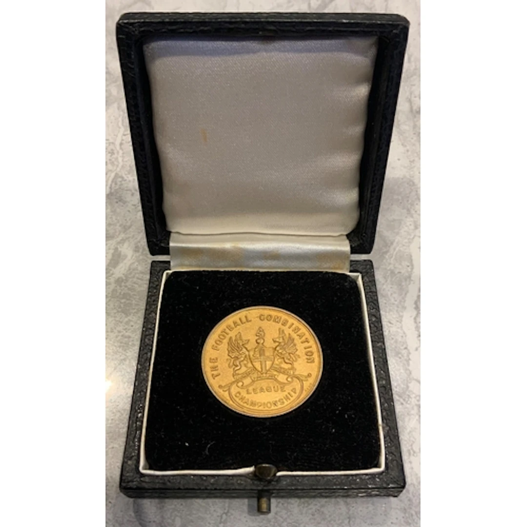 Tottenham 1956 - 1957 Football Combination Winners Medal: Qu...