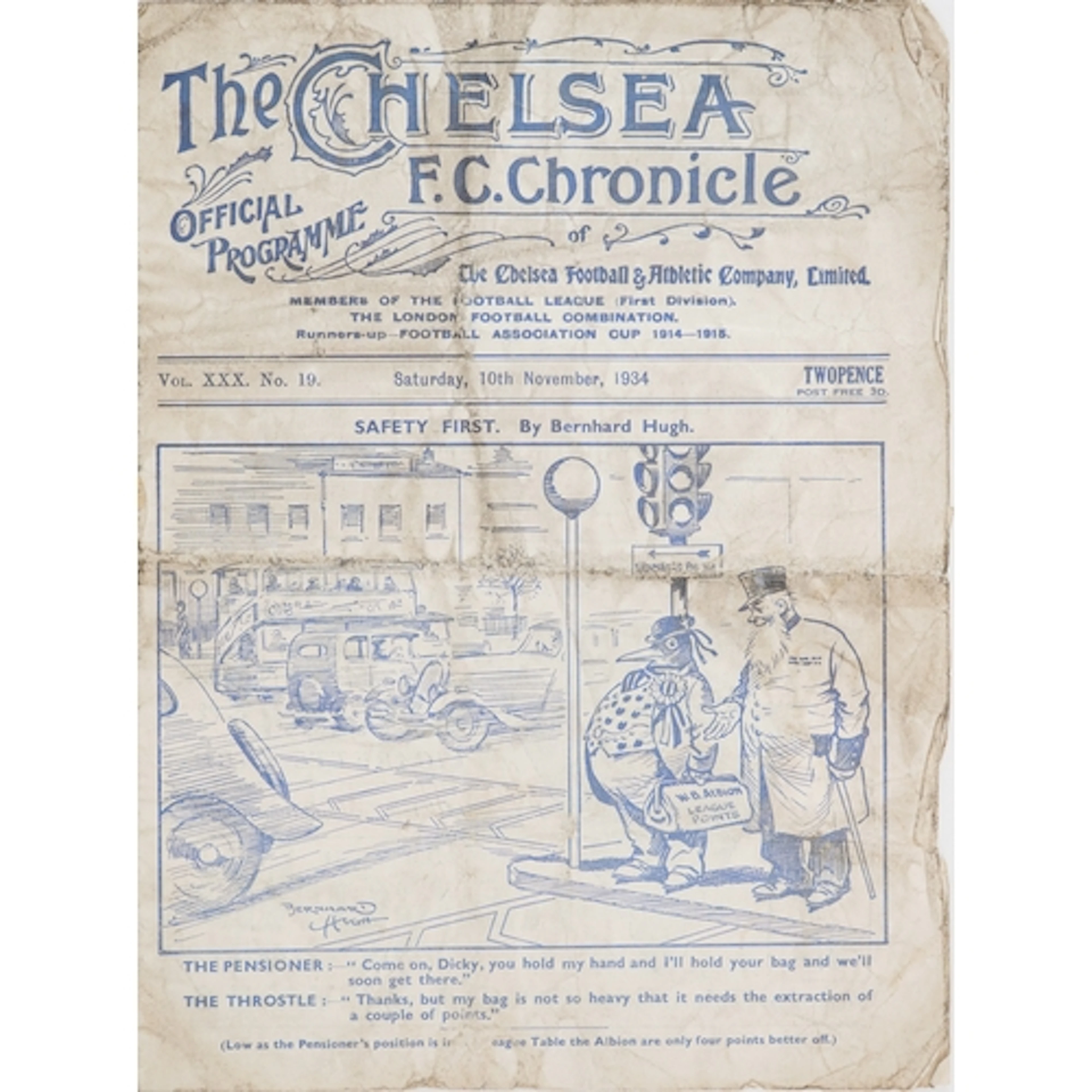 Chelsea F.C. Chronicle official football programme - Safety ...