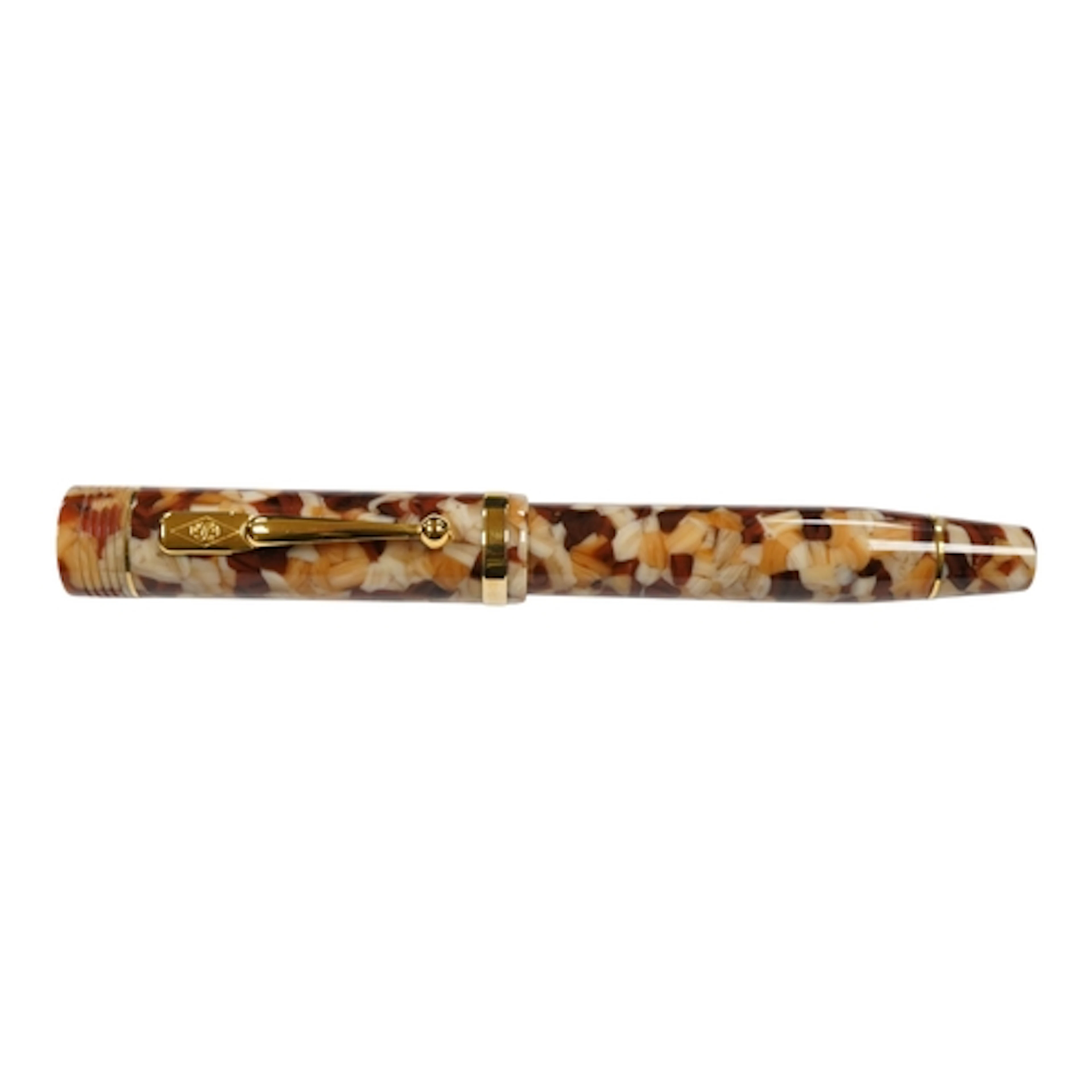 A Conway Stewart Churchill fountain pen, shingle 11/40 18 ni...