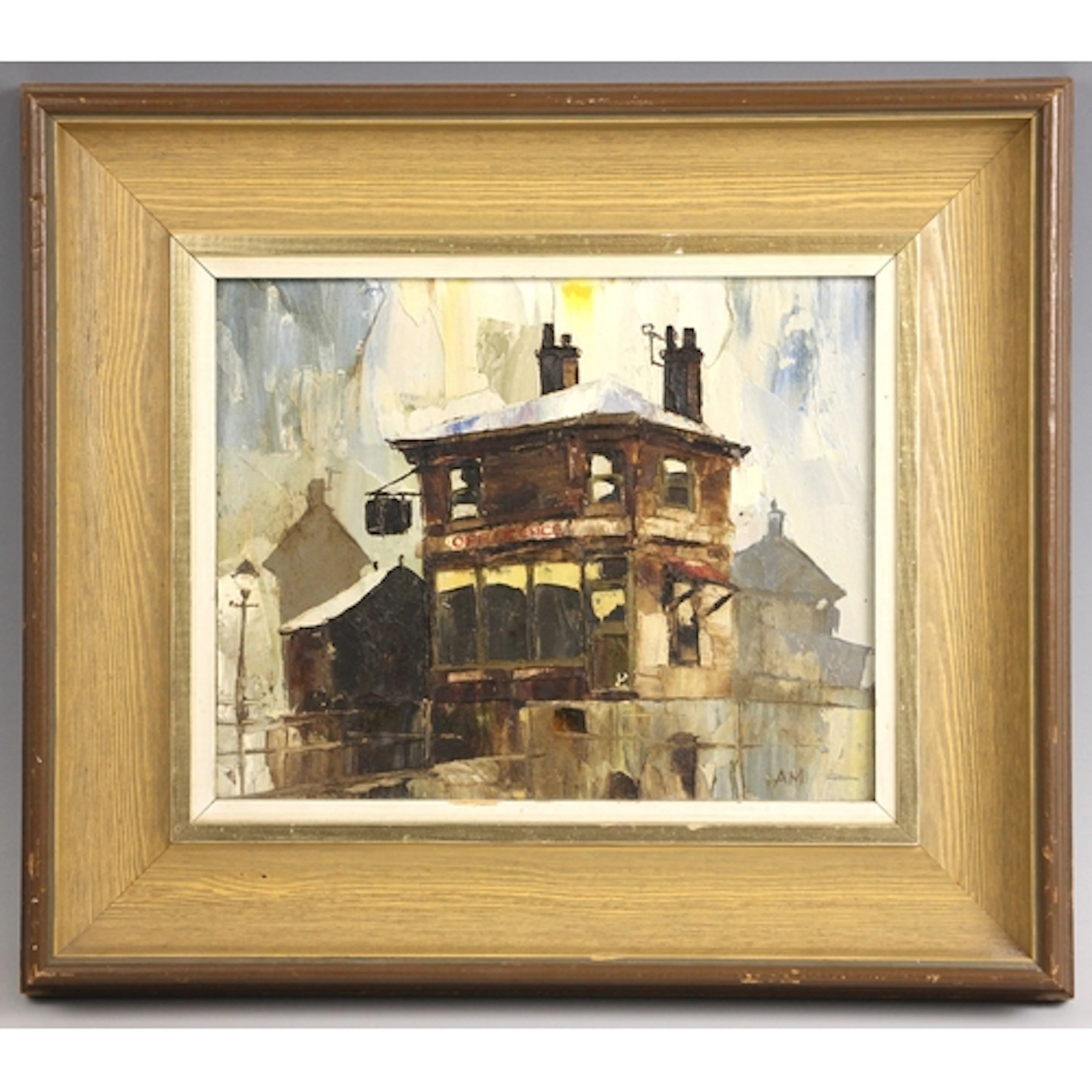 Austin Moseley (British, 1930-2013), 'Off Licence', Oil ...