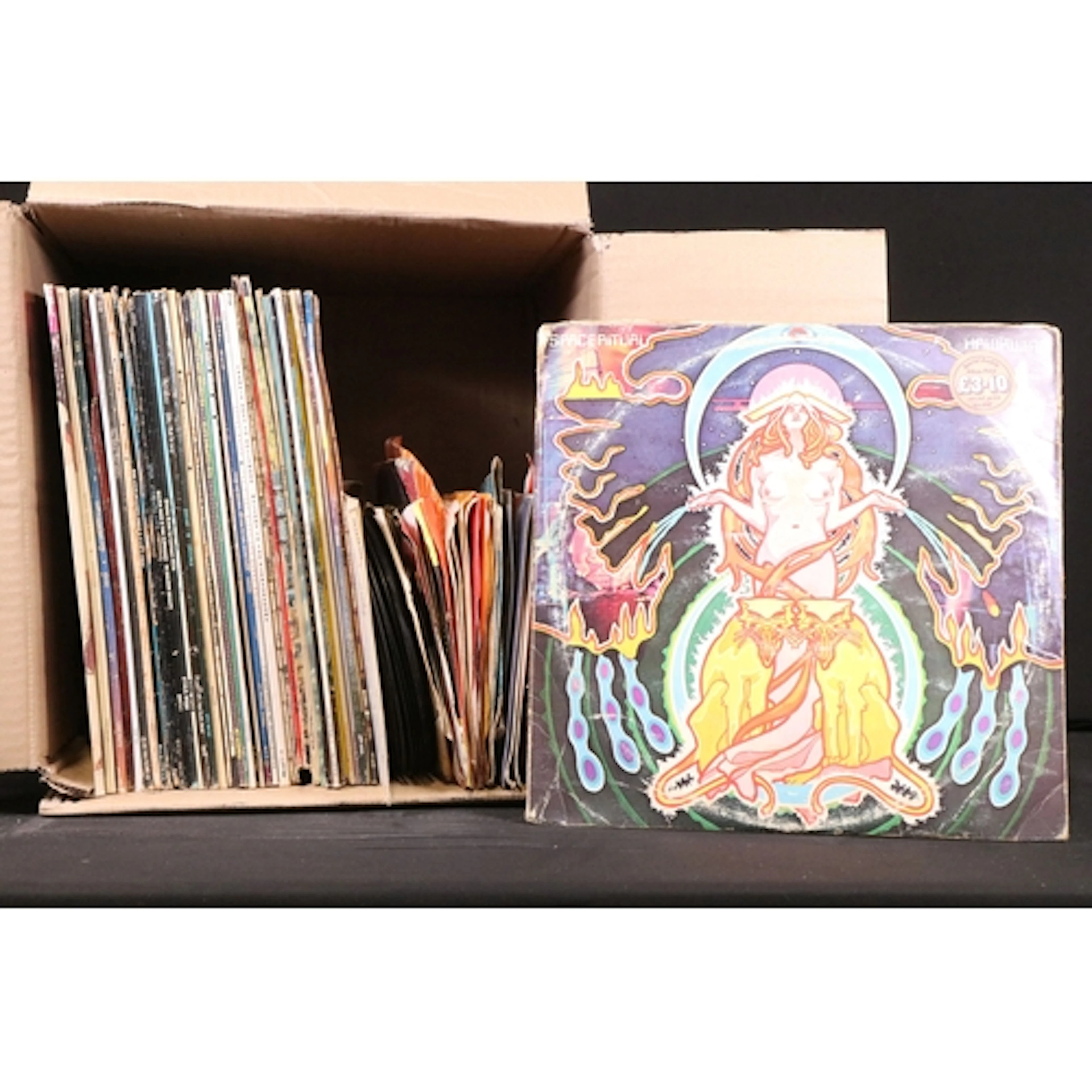Vinyl - Over 40 Rock & Pop LPs and over 50 7" singles to inc...