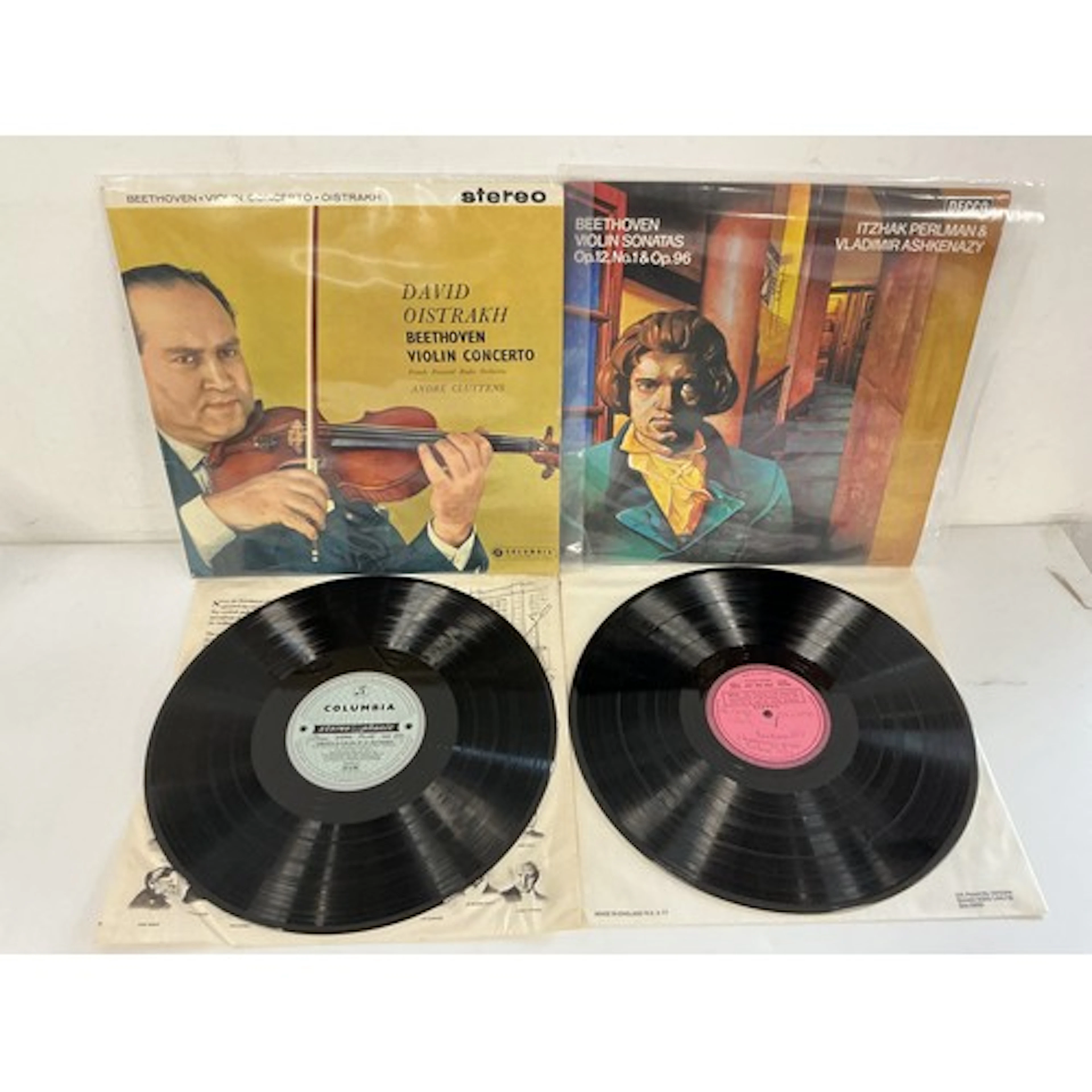 Two classical music LPs comprising a rare David Oistrakh - B...