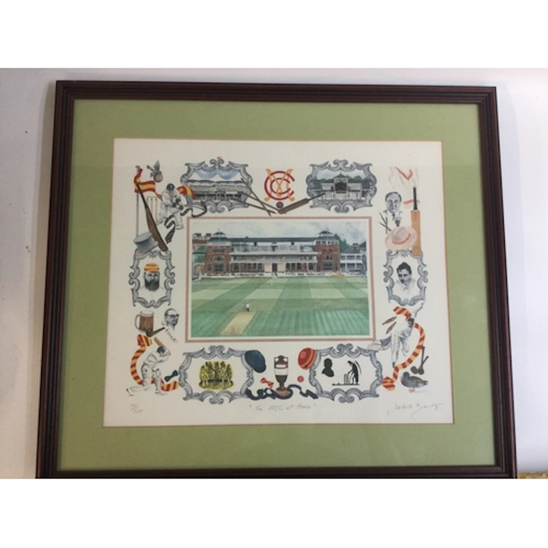 Framed poster of “the MCC at home”