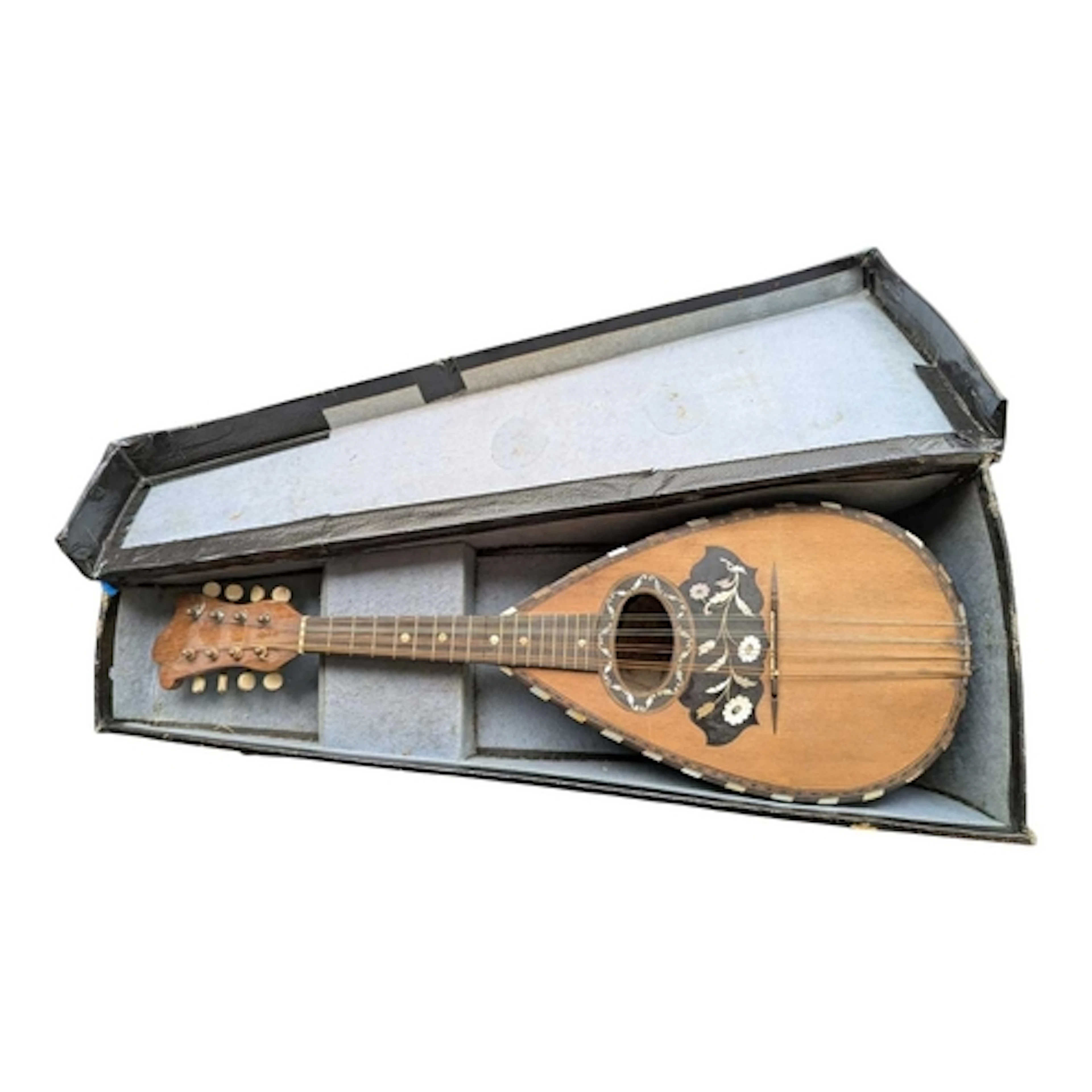 Musical Instrument - 20th century vintage wooden bowl back m...