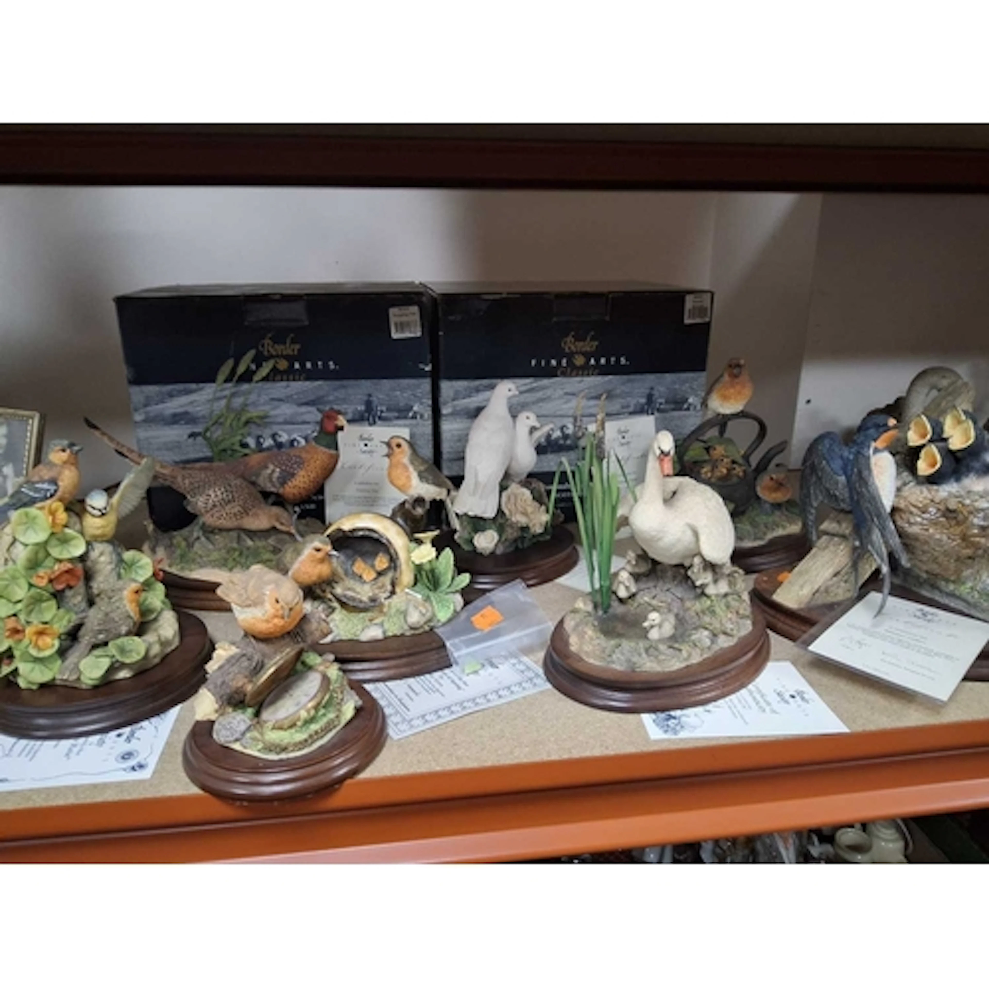A GROUP OF EIGHT BORDER FINE ARTS SCULPTURES, all from the '...