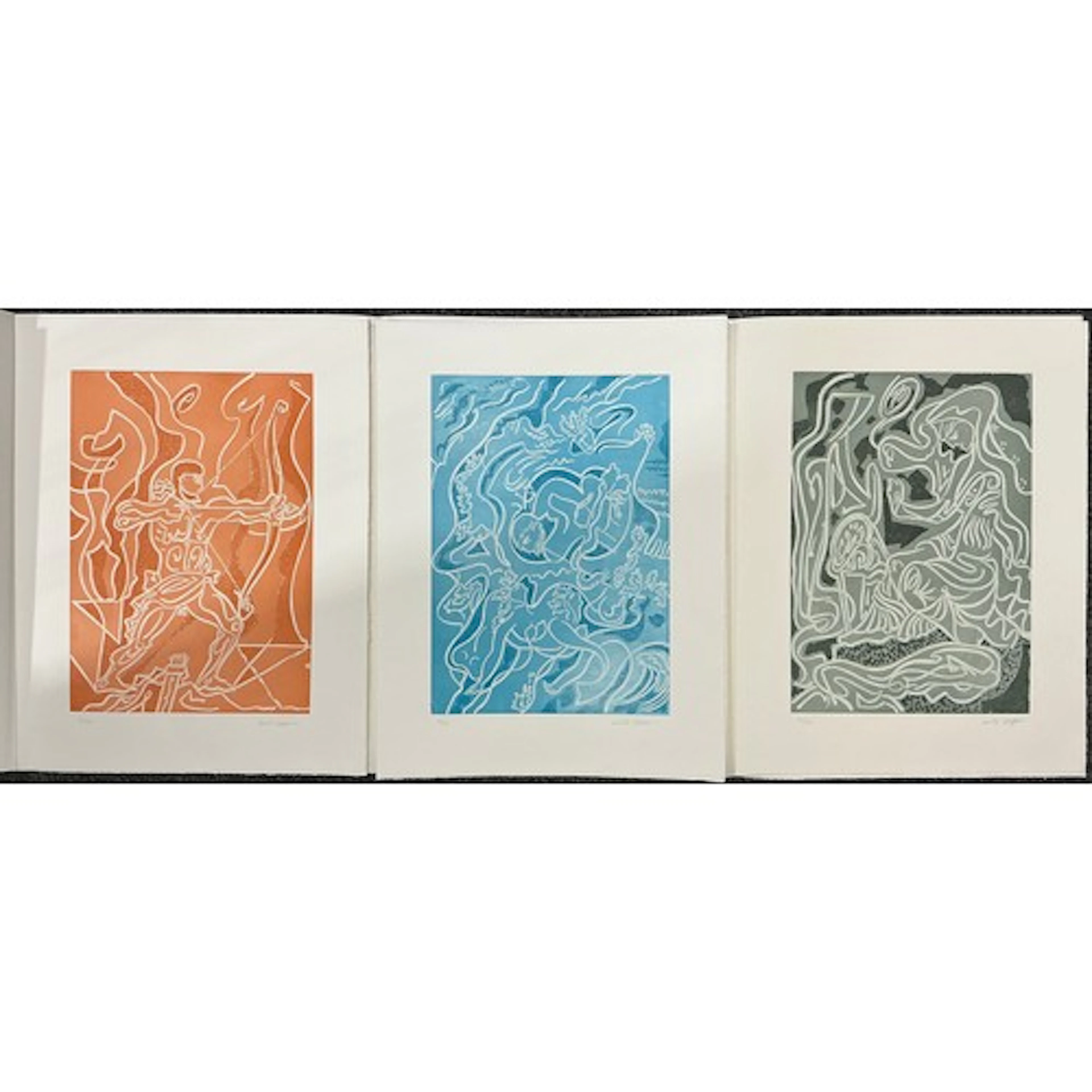 Andre Masson (French, 1896 - 1987), 'Arc', Plate IX from "L'...