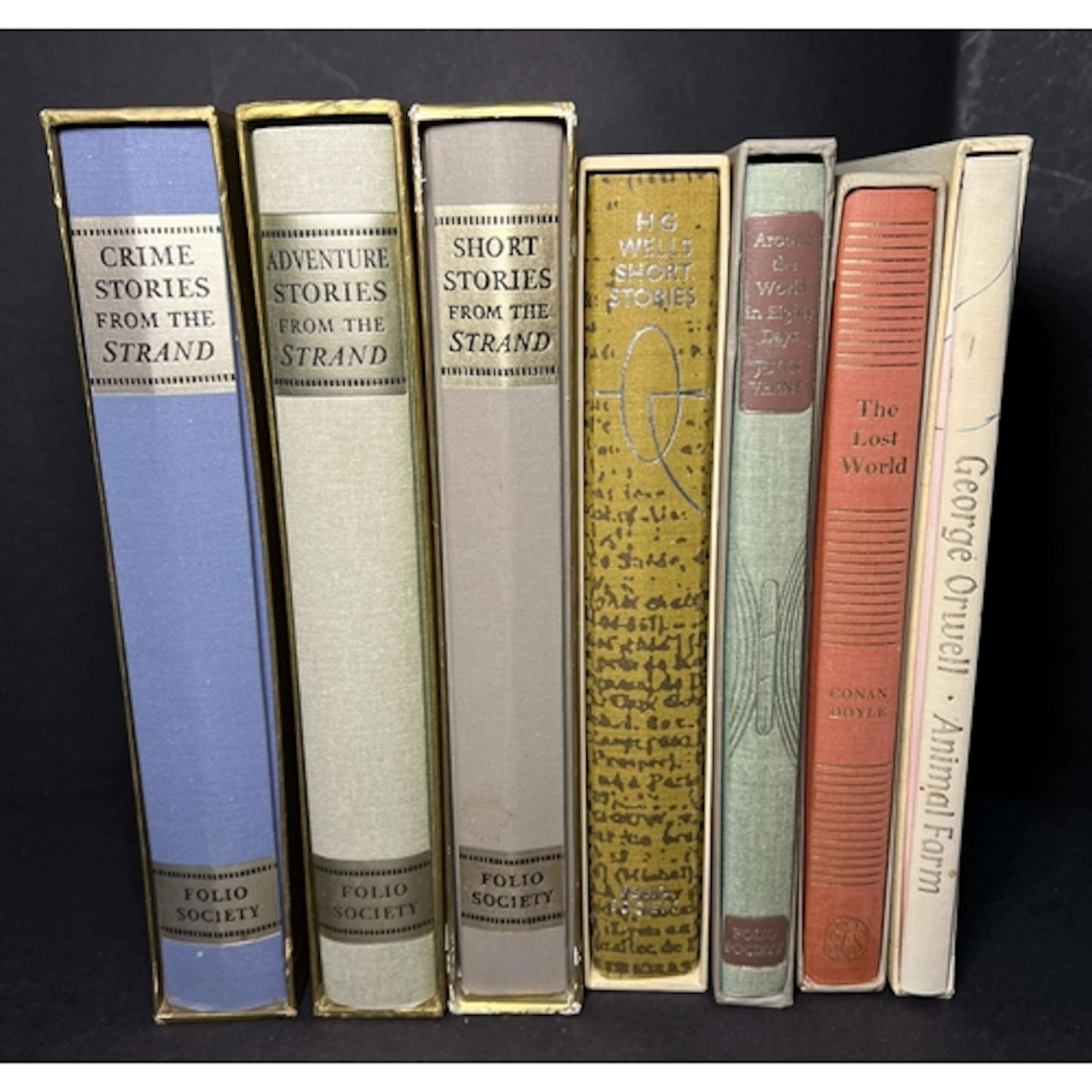 FOLIO SOCIETY: Three volums, various authors, Crime Stories ...