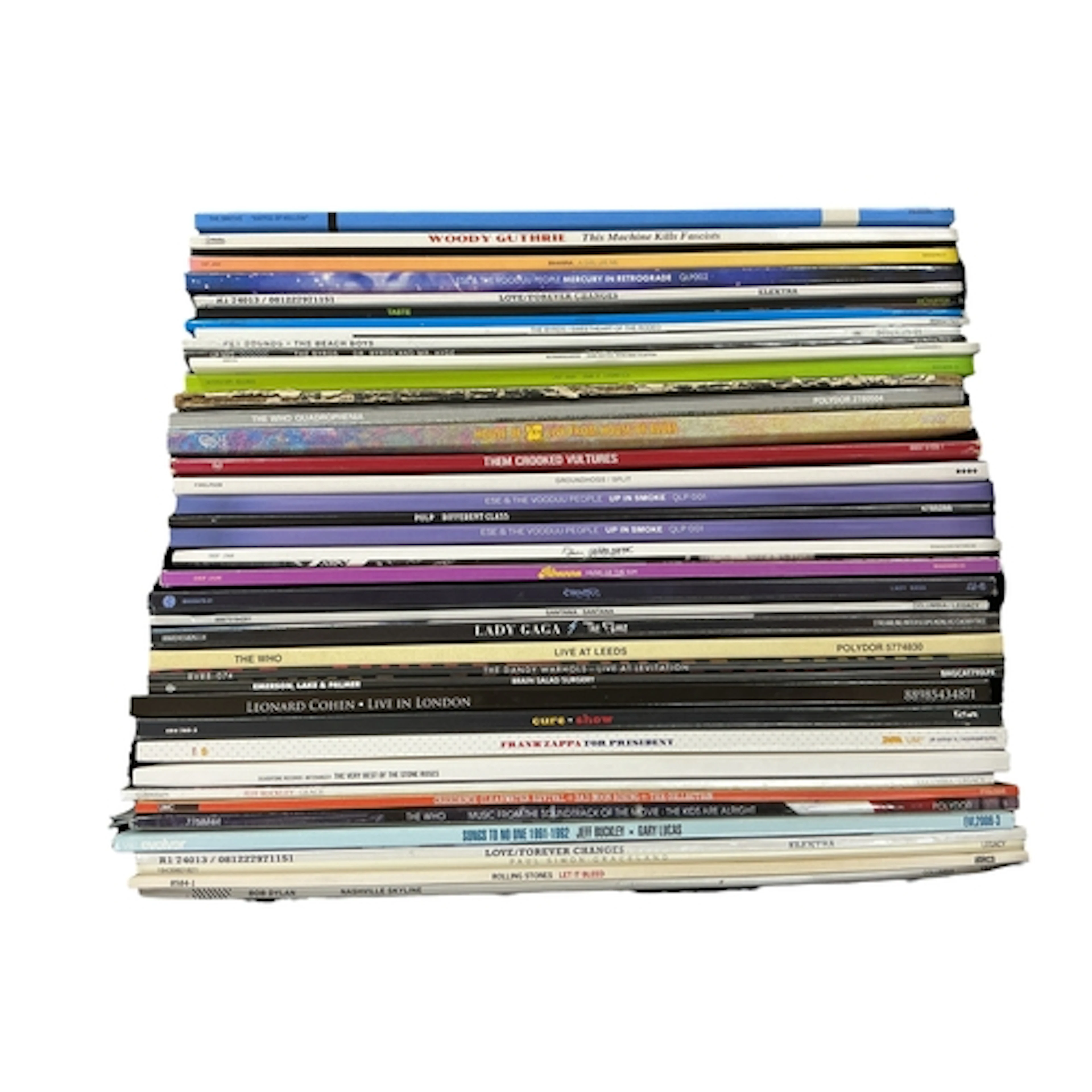 Forty LP record albums, all more recent pressings and releas...