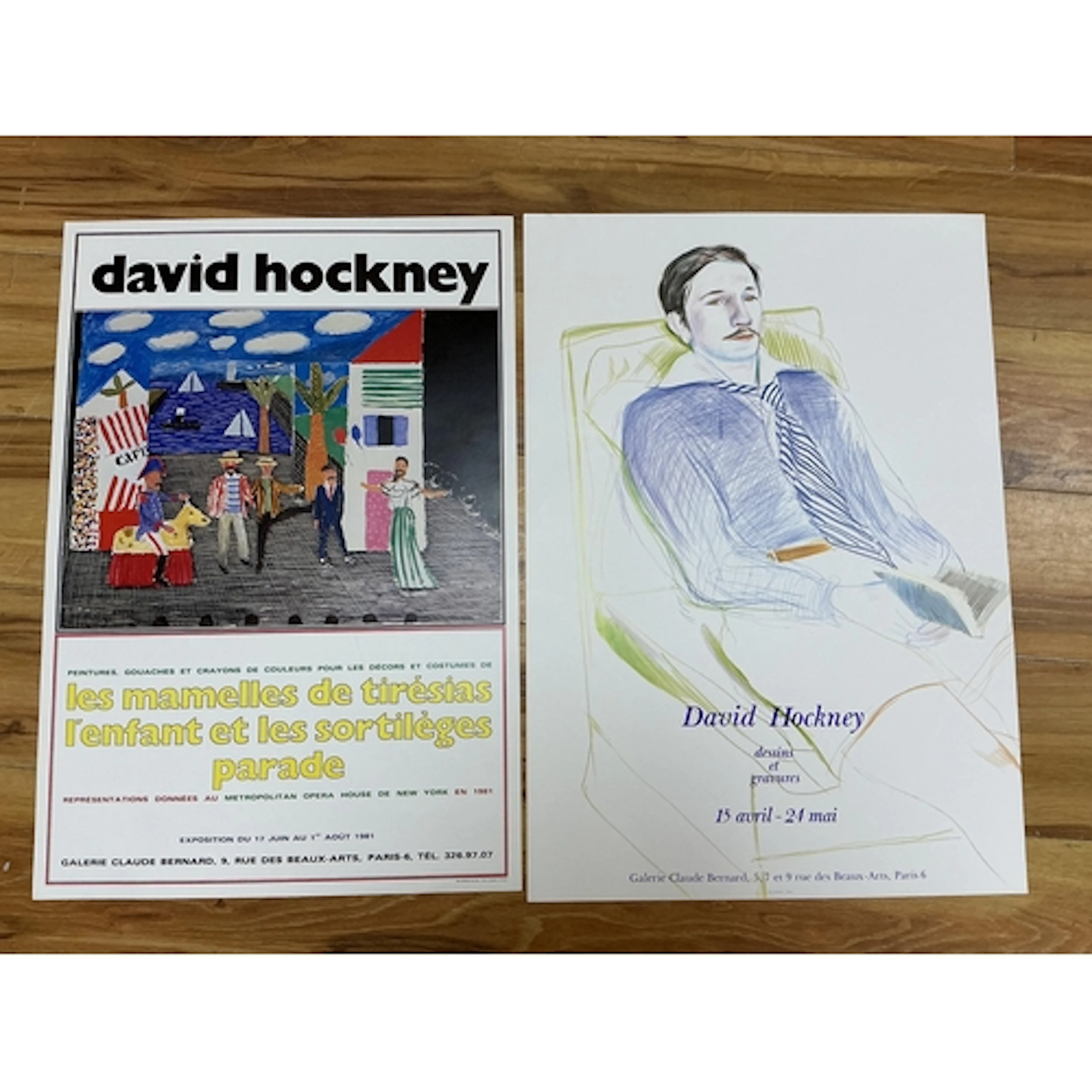After David Hockney RA (b.1937), Two exhibition posters, com...