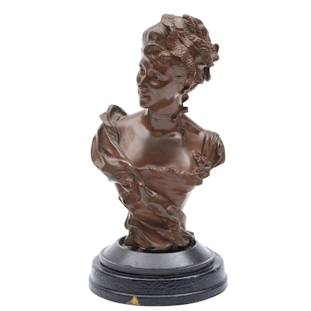 After Henri Émile Allouard (French, 1844-1929); a patinated ...