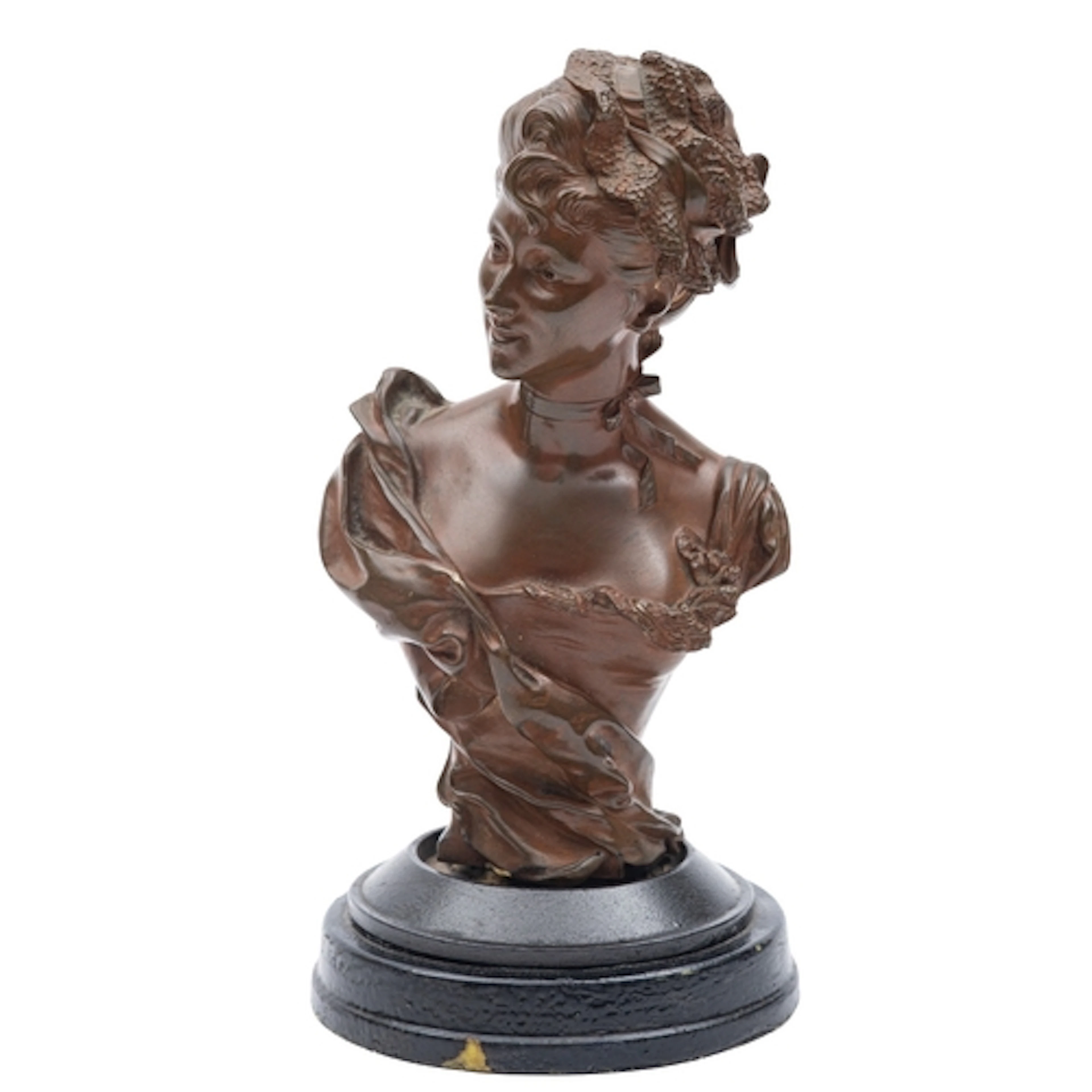 After Henri Émile Allouard (French, 1844-1929); a patinated ...