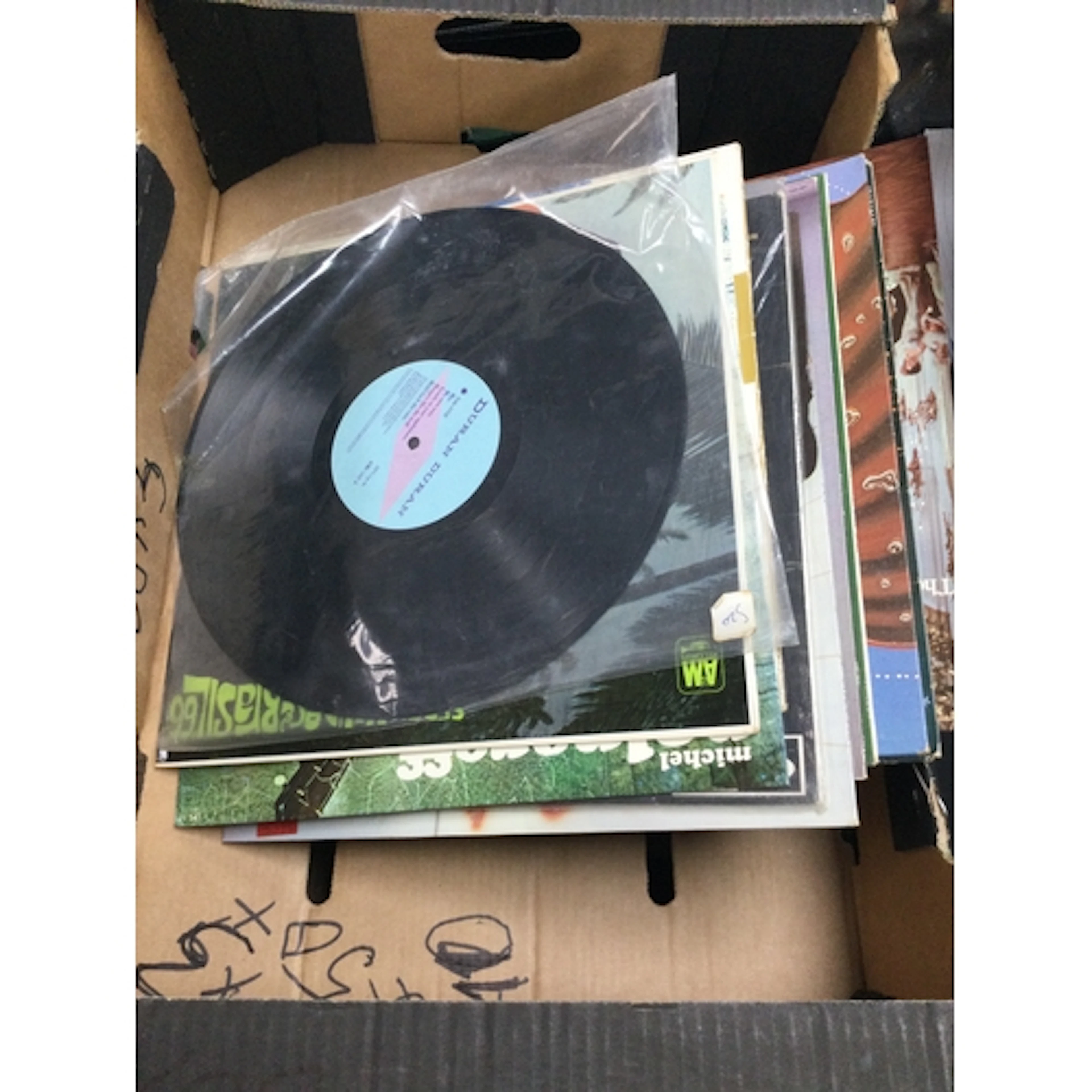 10 Vintage Vinyl Records used including, Michel Polnareff Lo...
