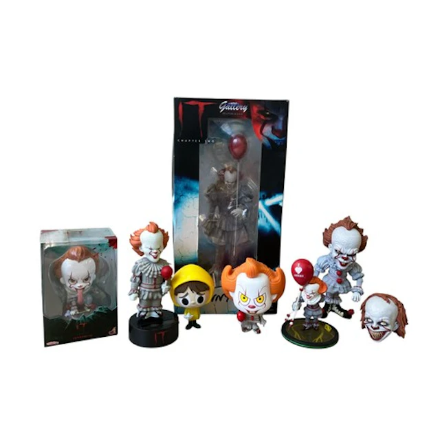 Collection of IT Chapter 2 collectable figures including Ho...