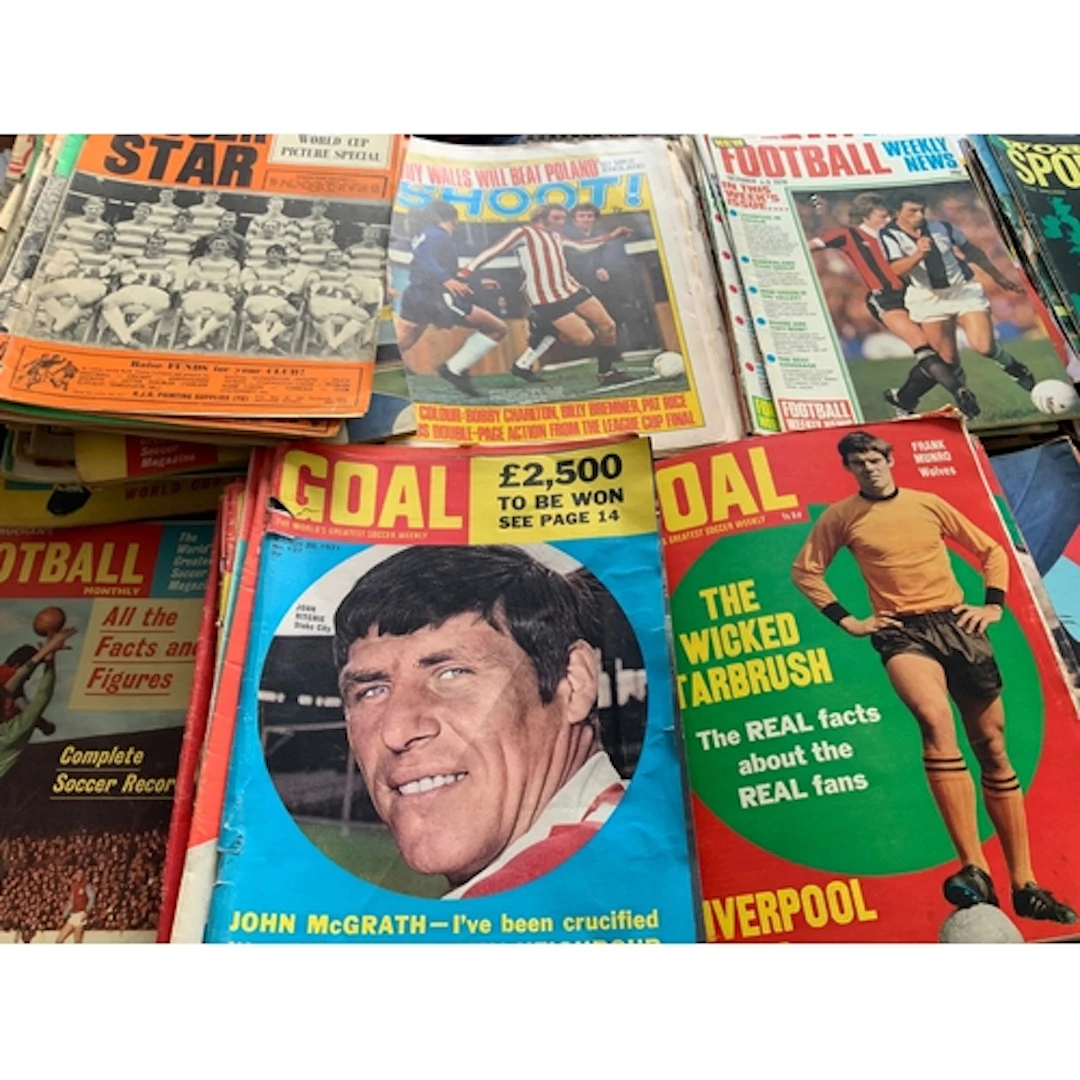 Football Magazine Collection: Quantity of magazines from the...