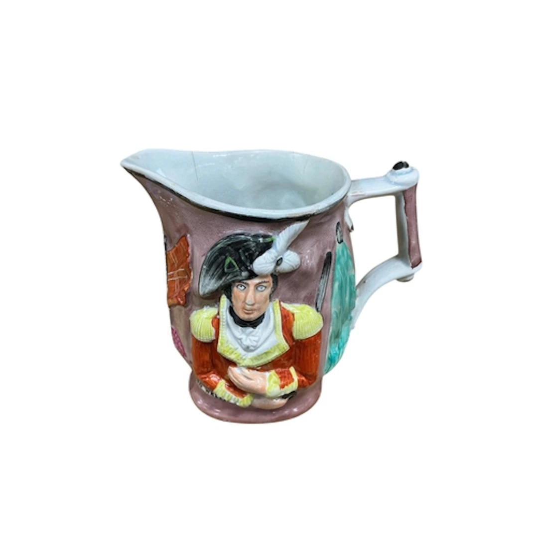 A 19th century Staffordshire General Hill and Wellington jug...