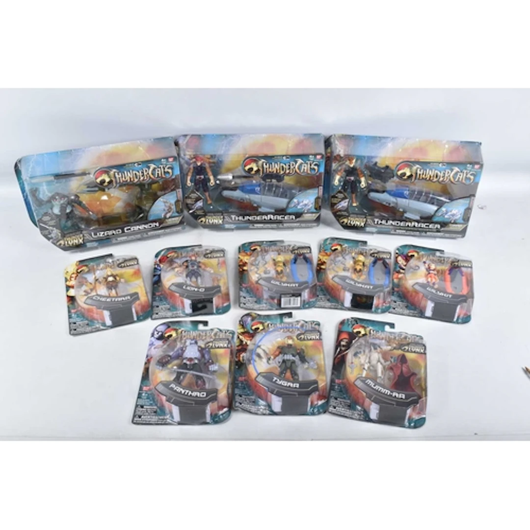 ELEVEN SEALED BANDAI THUNDERCATS THUNDER LYNX ACTION FIGURES...