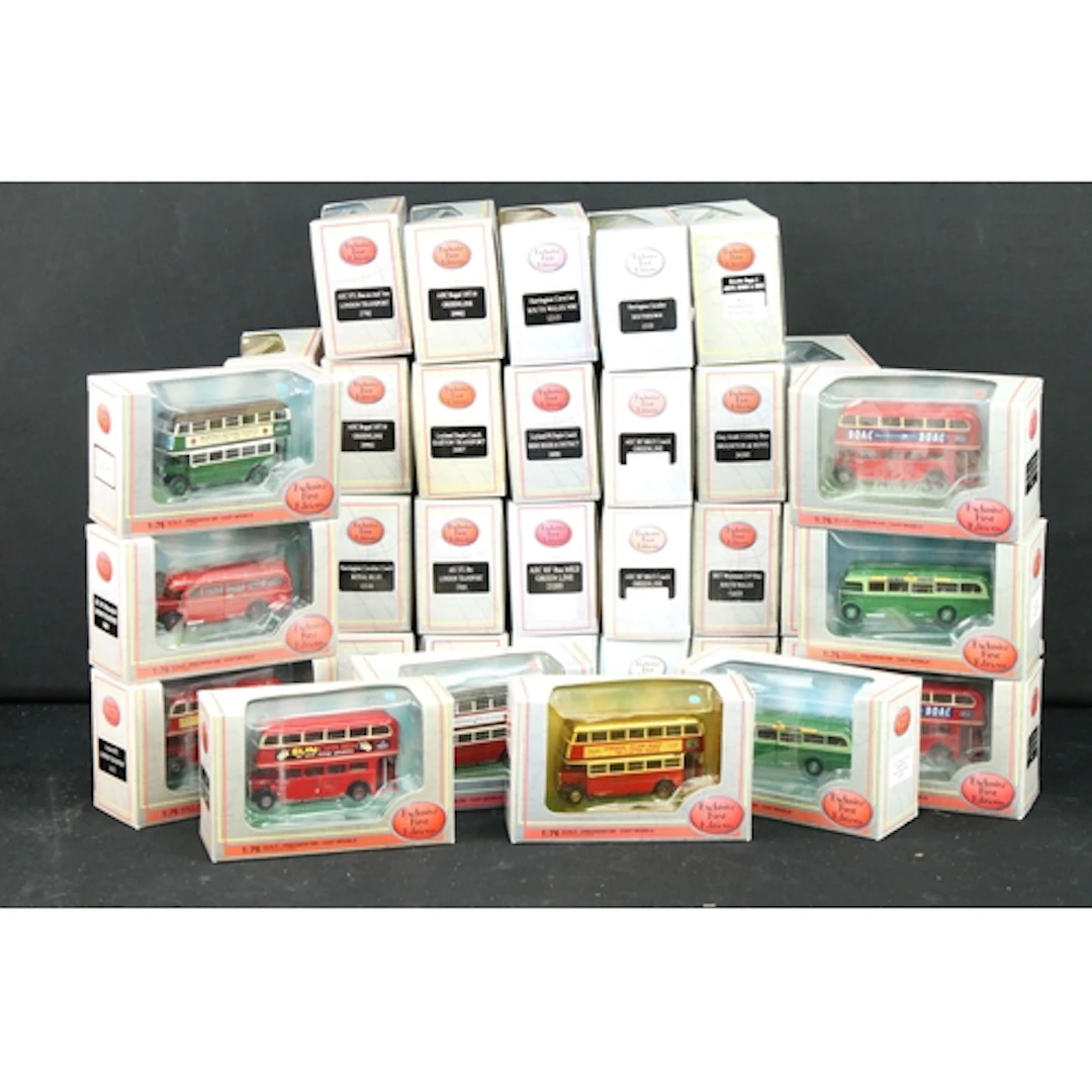 36 Boxed EFE Exclusive First Editions diecast model buses to...