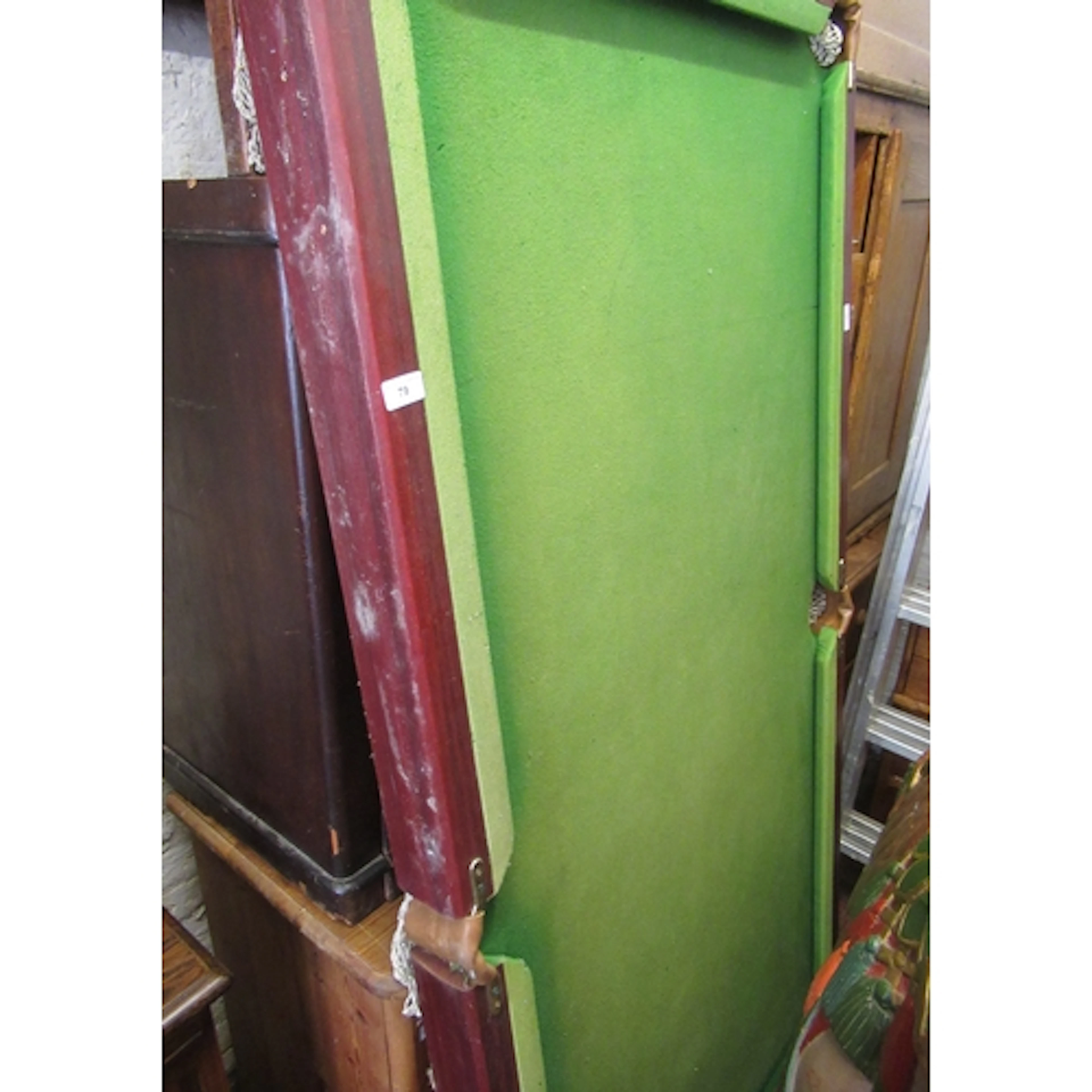 Children's snooker table with legs (lacking bolts, including...