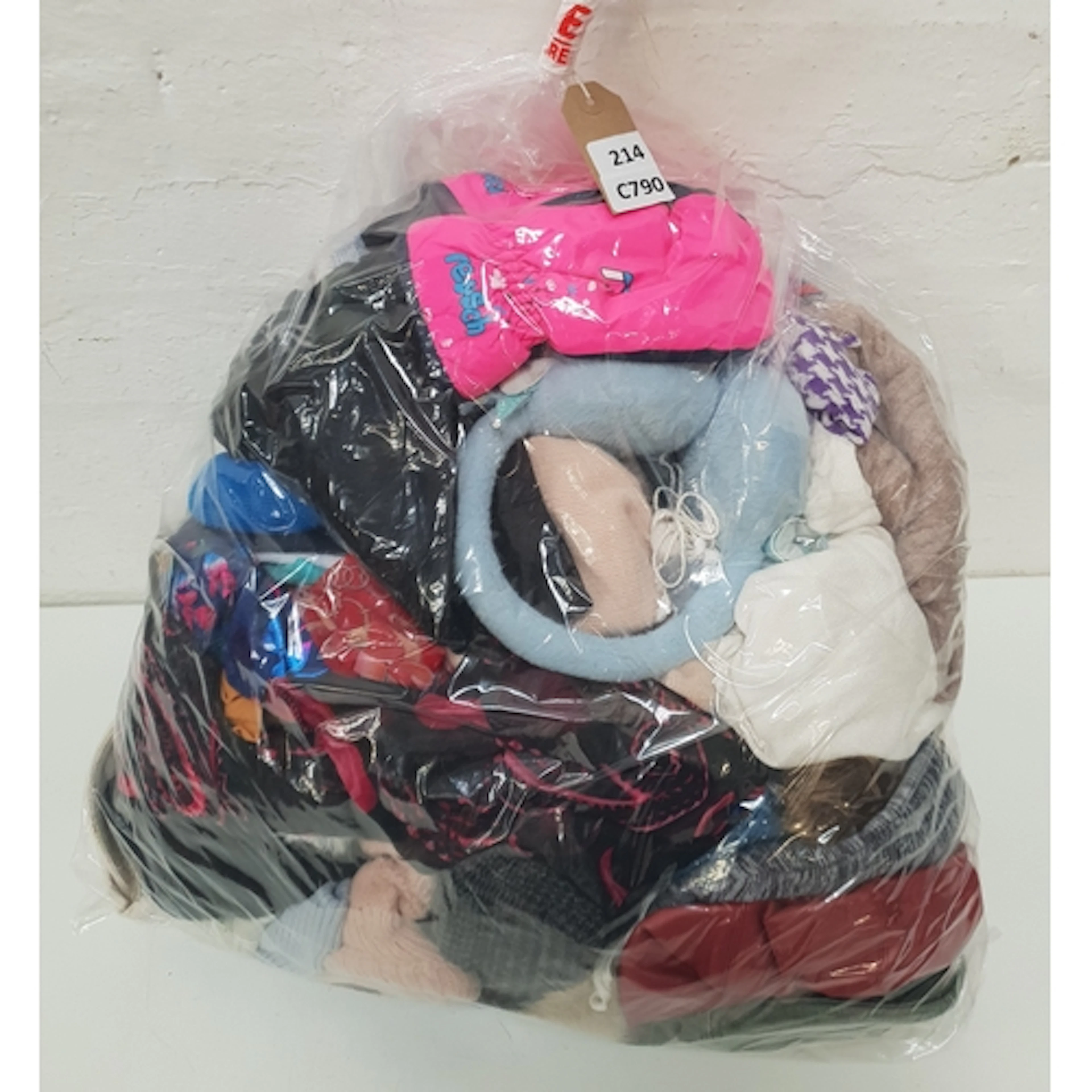 ONE BAG OF HATS AND SCARVES including Adidas