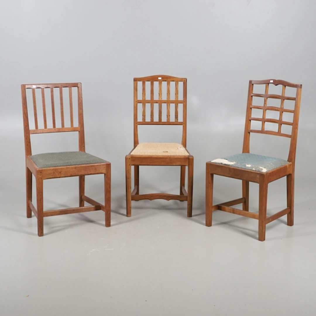 GORDON RUSSELL - COTSWOLD SCHOOL DINING CHAIRS. Including a ...