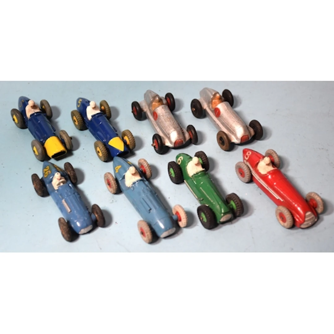 Dinky Toys, eight 1950's/60's racing cars, (all unboxed), (8...