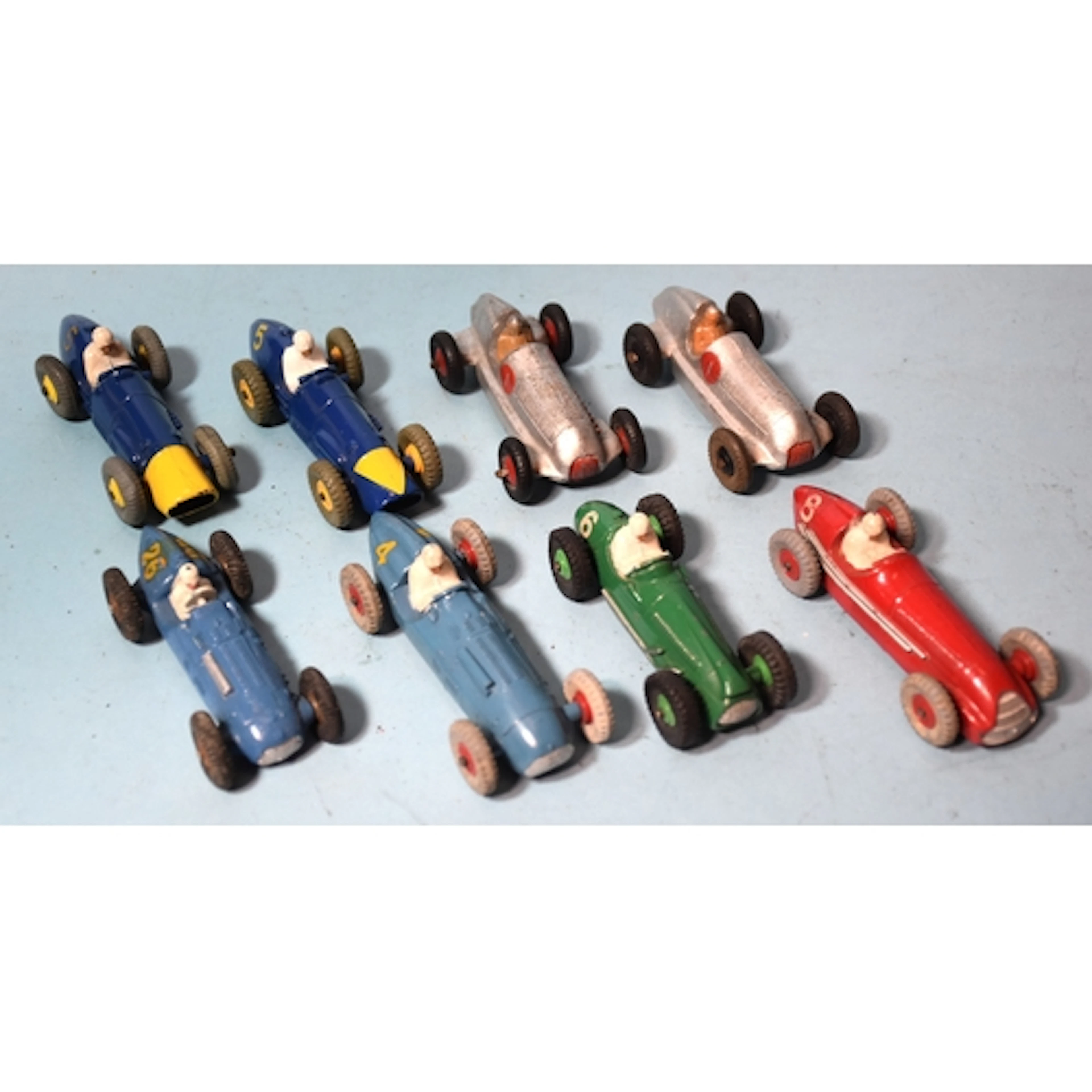 Dinky Toys, eight 1950's/60's racing cars, (all unboxed), (8...