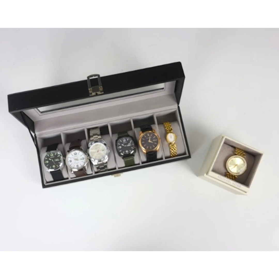 A selection of dress watches, including a Michael Kors examp...