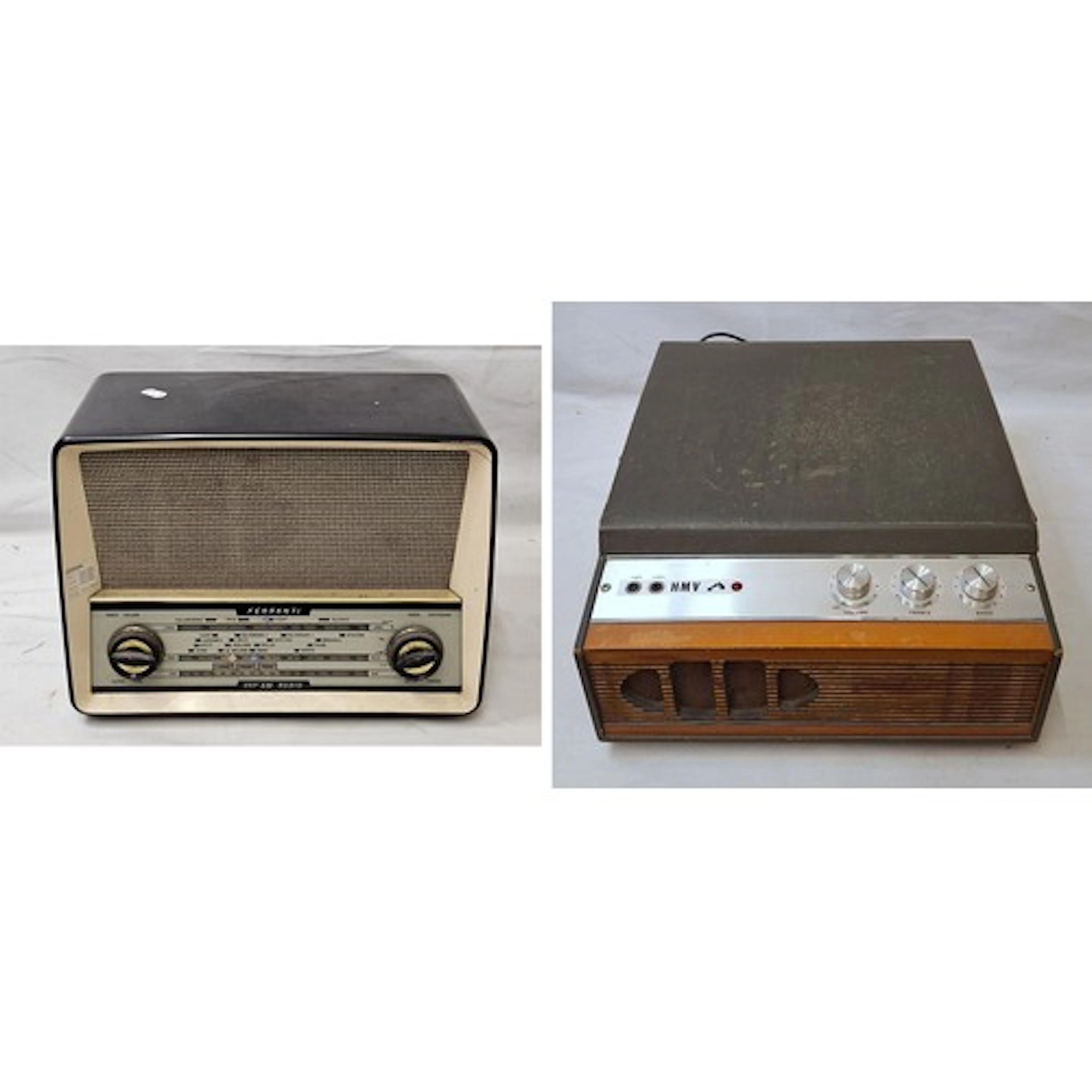 Ferranti Vintage Radio UNTESTED & HMV Record Player model 20...
