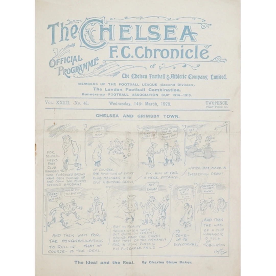 The Chelsea F.C. Chronicles official football programme - Ch...