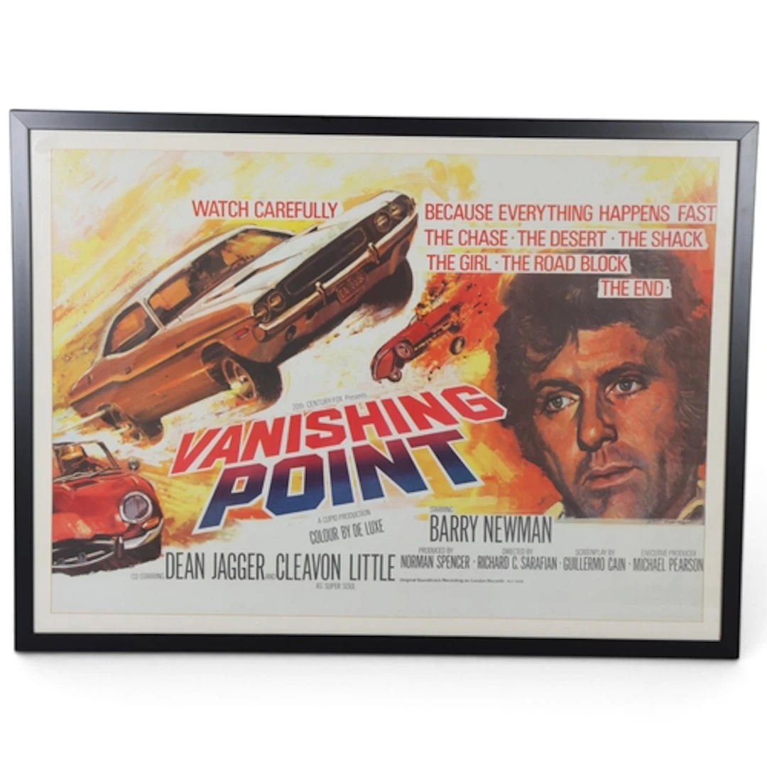 British film quad poster - Vanishing Point, (1971), 20th Cen...