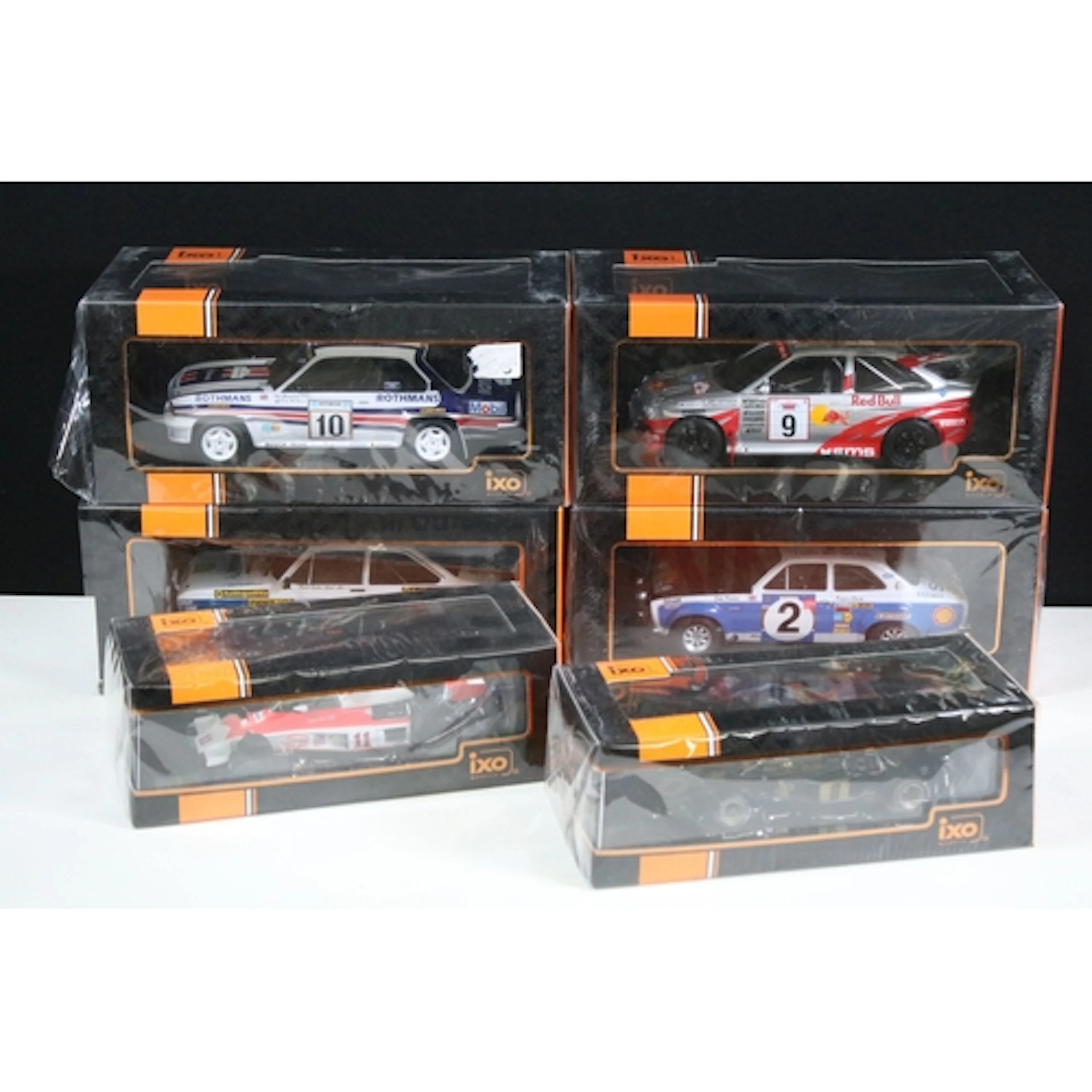 Four boxed IXO Models 1/18 diecast models to include 18RMC 1...