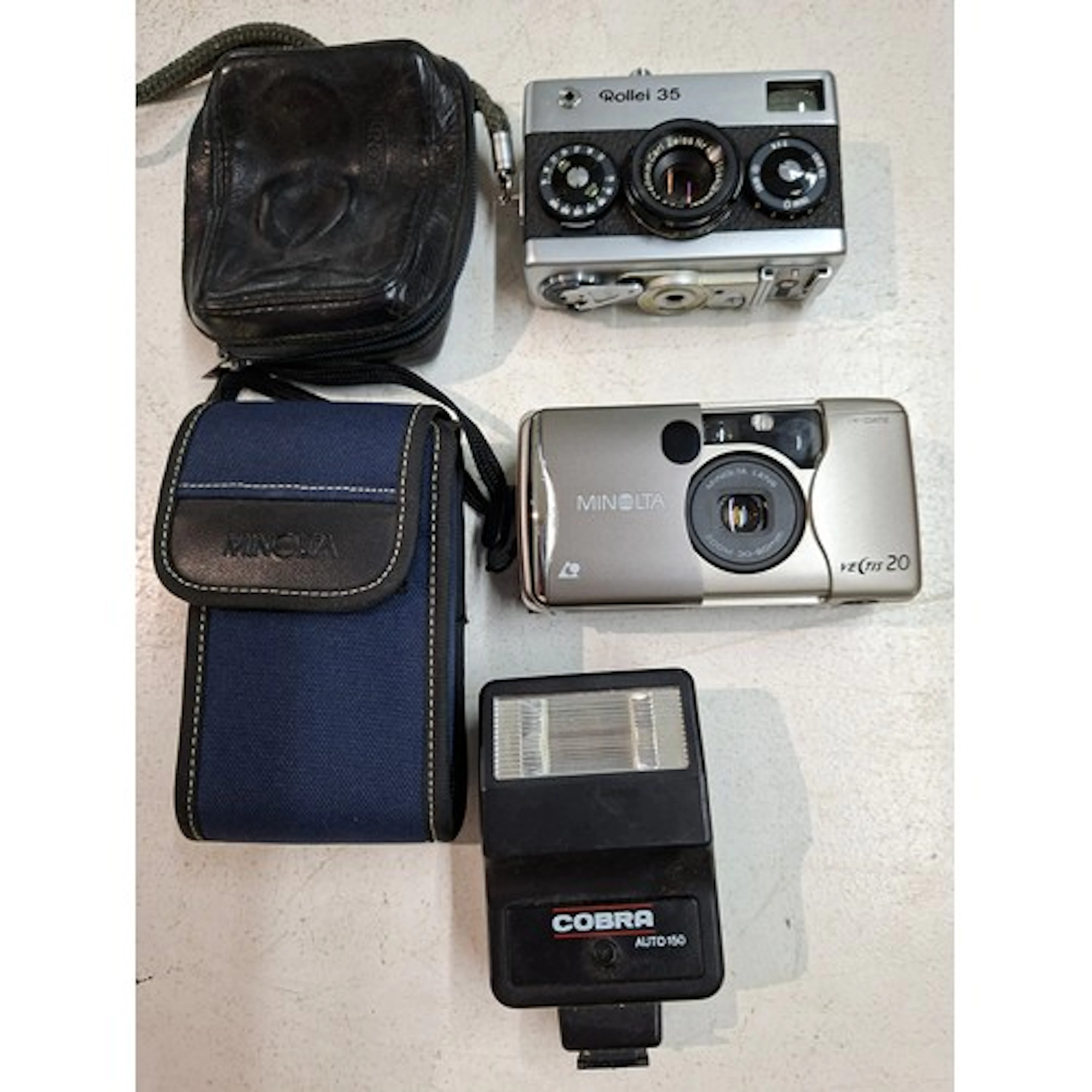 A Rollei 35 35mm Viewfinder Camera 'Made in Germany' with a ...
