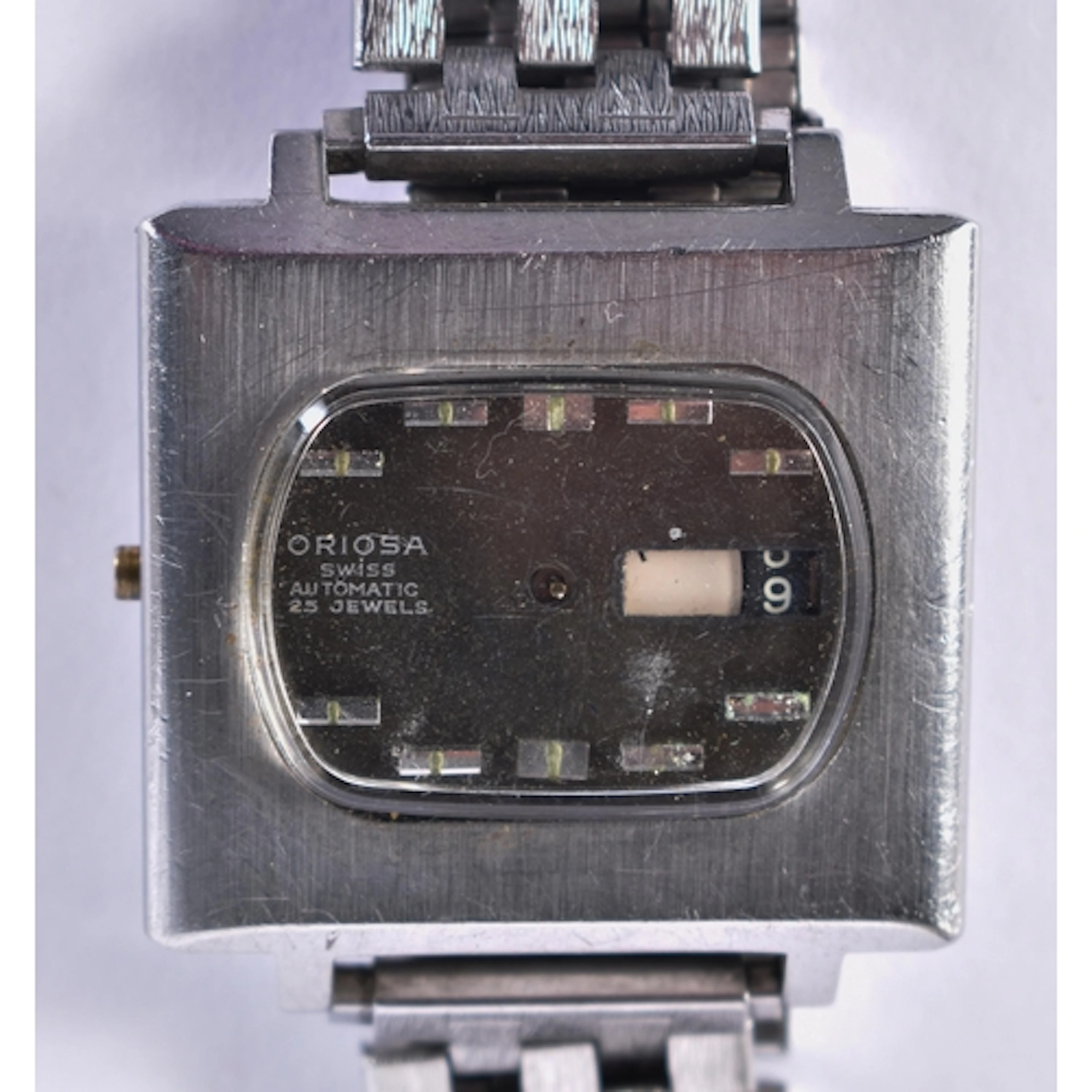 ORIOSA - a Vintage stainless steel 'TV' automatic calendar b...