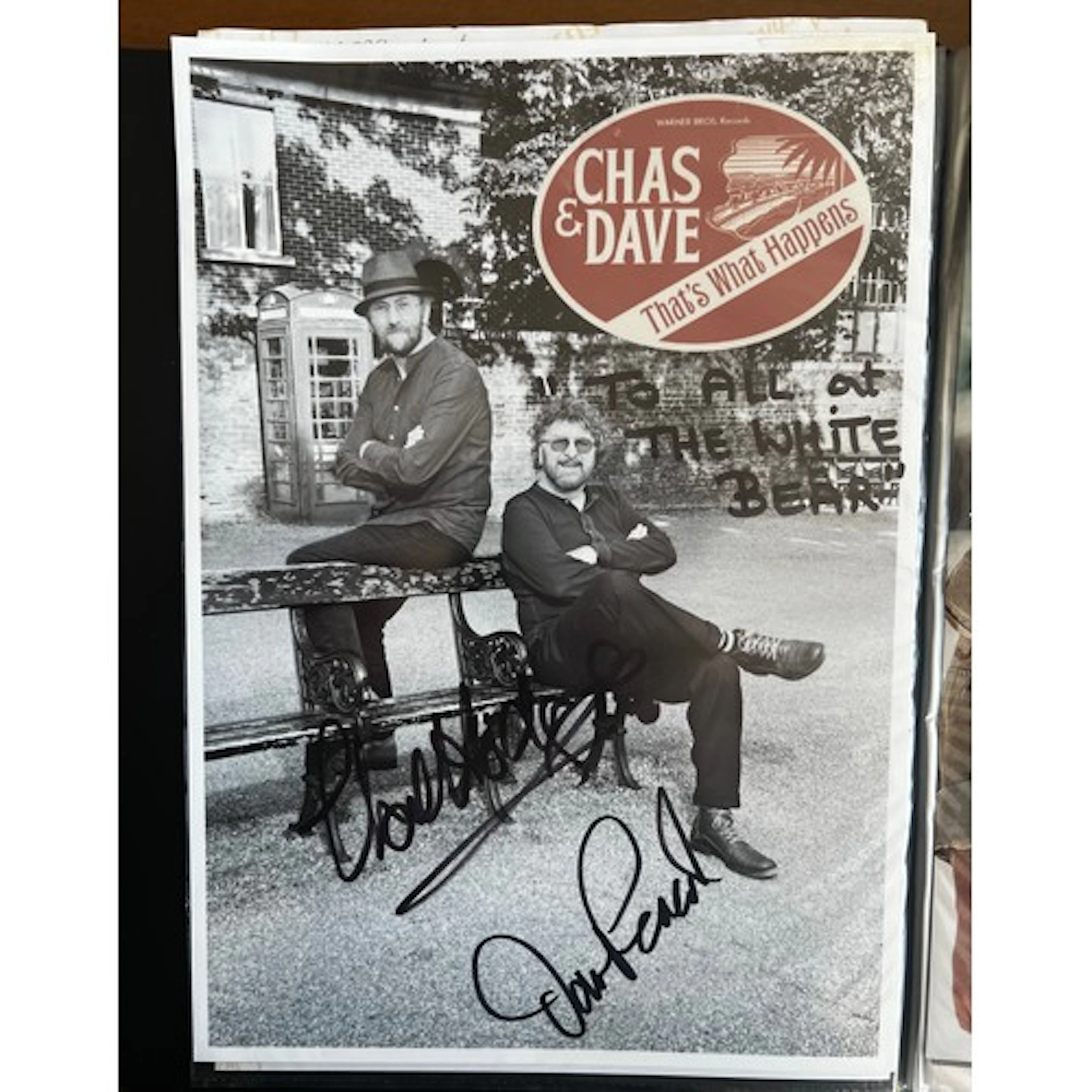 Autographs, a collection of autographs in binder, includes; ...