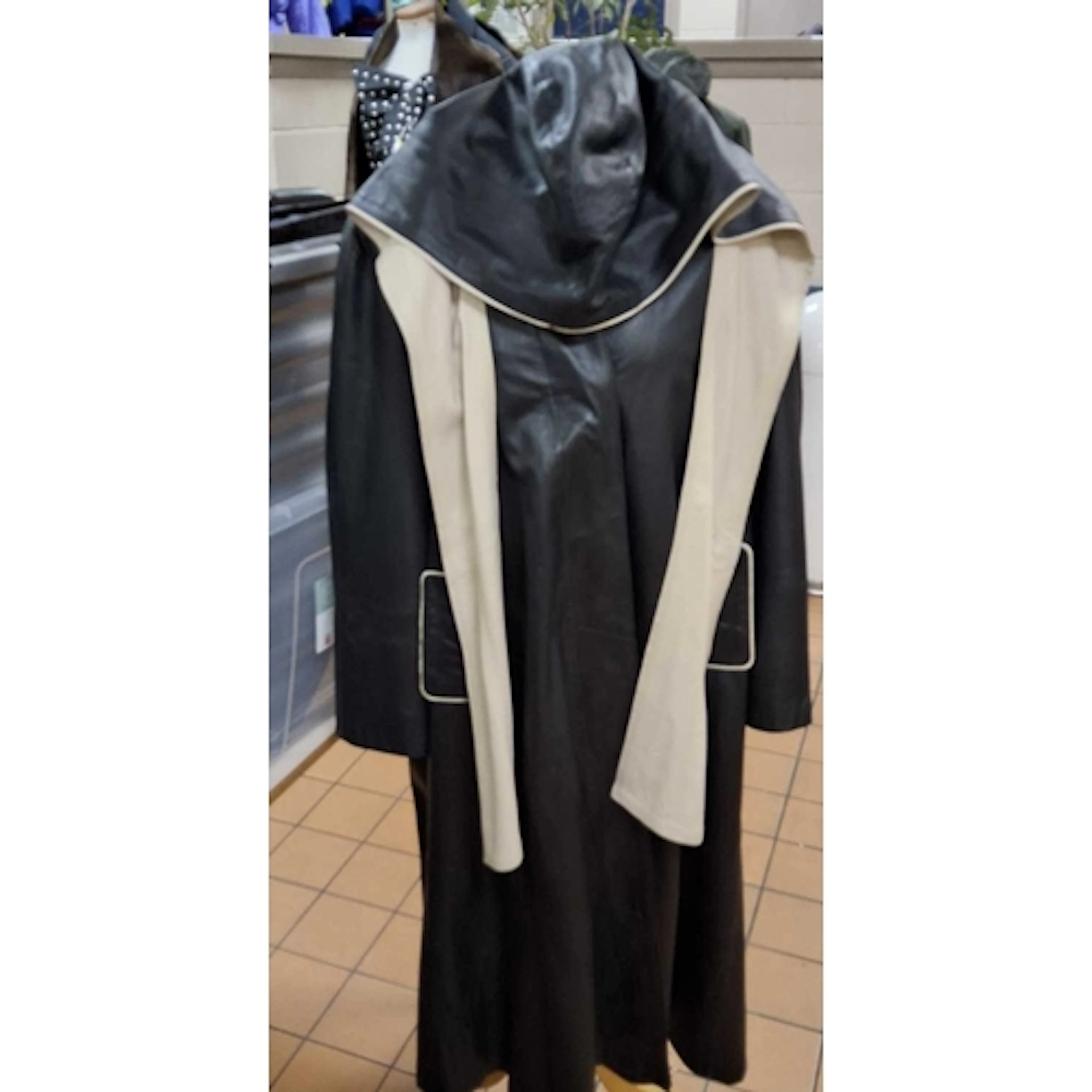 VINTAGE GIAN MORI LONG LEATHER COAT, featuring a full length...