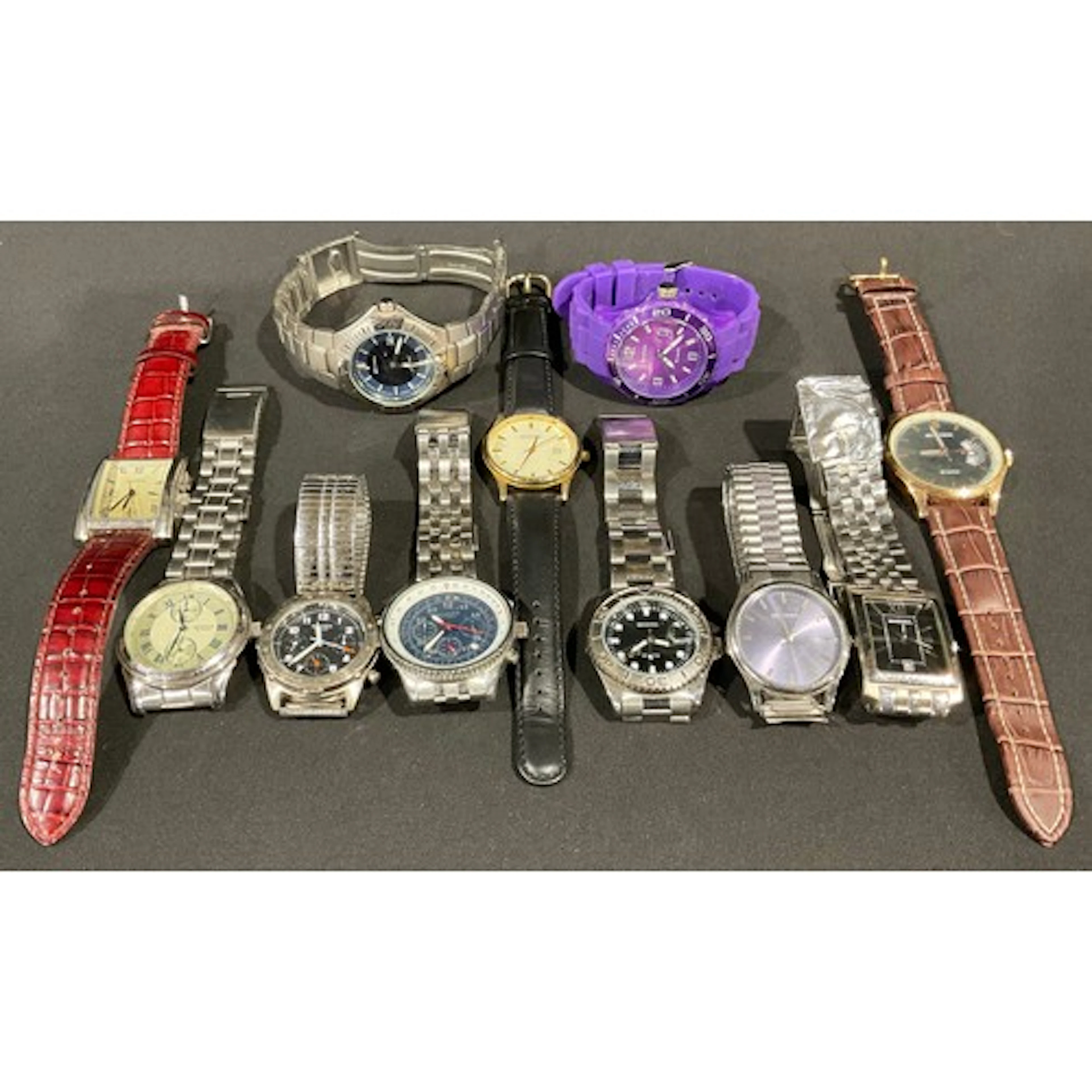 Watches - Ten Sekonda multi dial wristwatches, of varied dia...