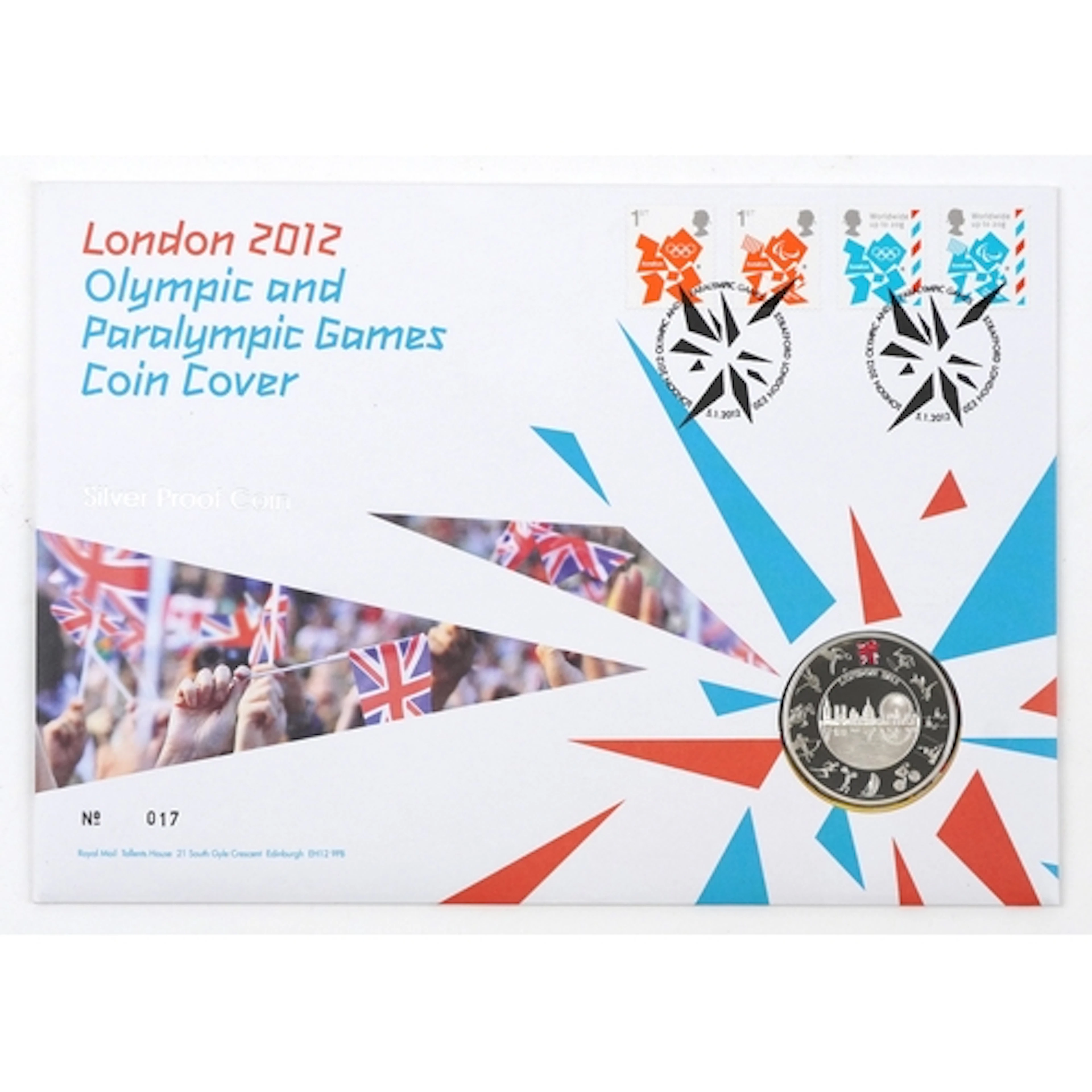 Royal Mail/Royal Mint commemorative coin covers including Bo...