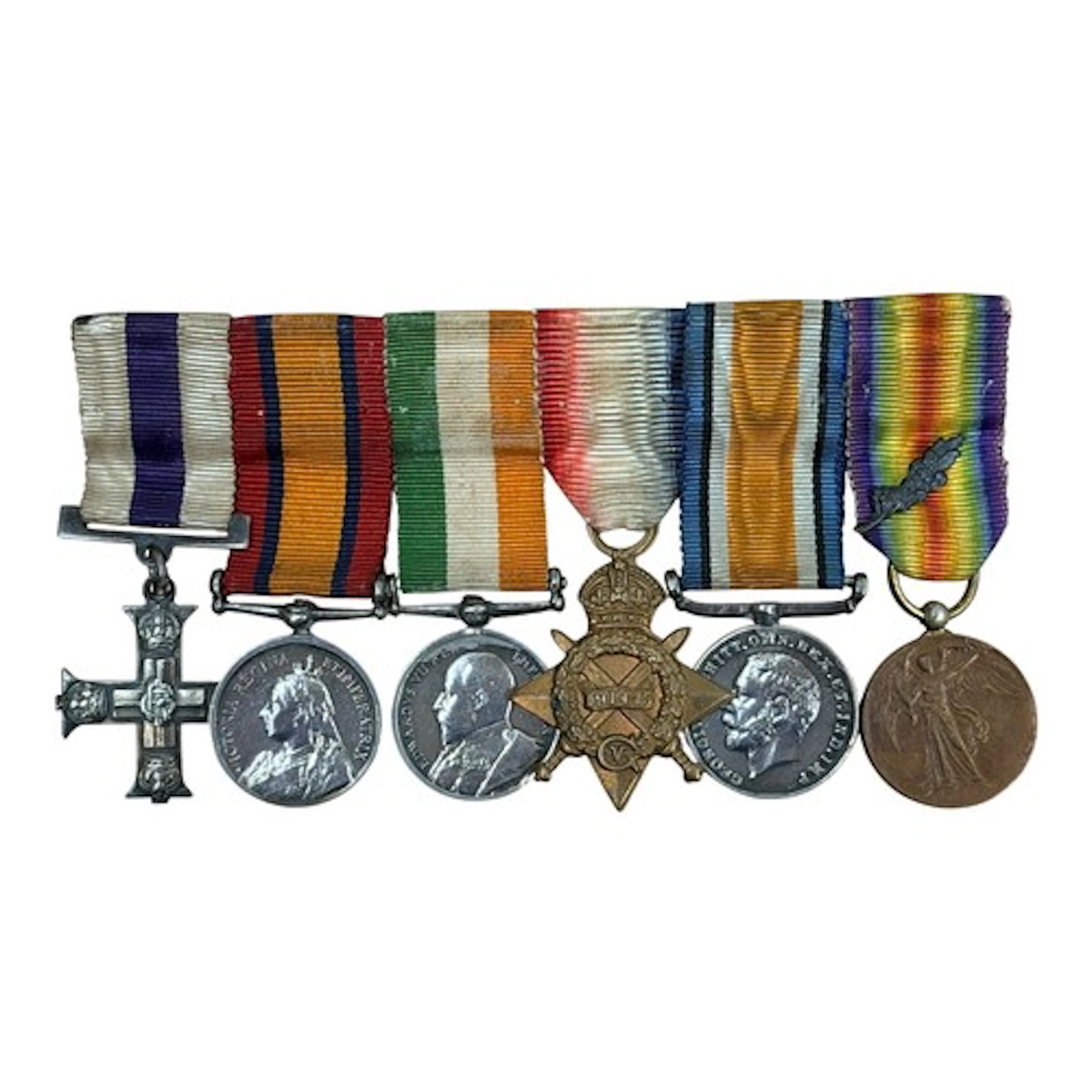 Boer War/WW1 British Miniature Medal Group comprising of Mil...