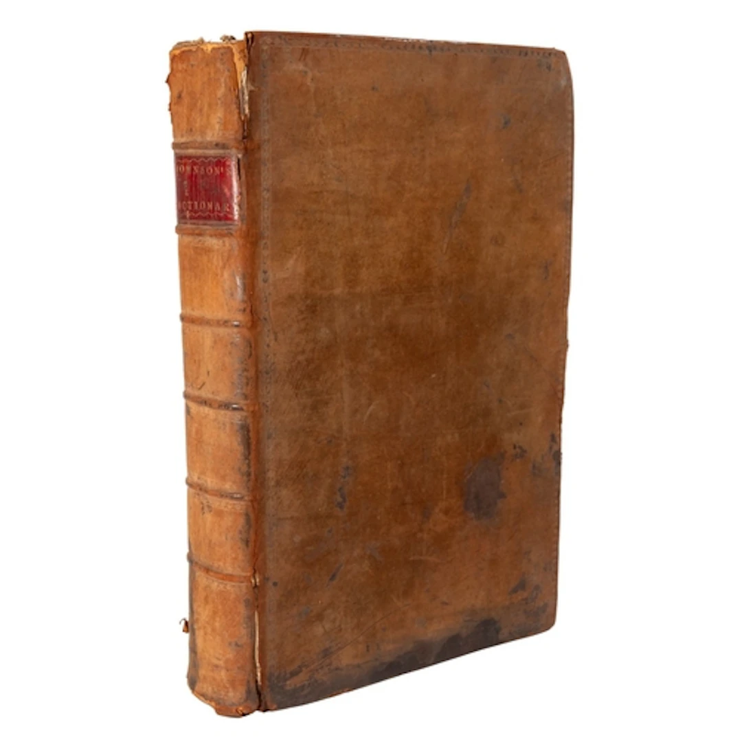 JOHNSON, Samuel. A Dictionary of the English Language..., Ha...