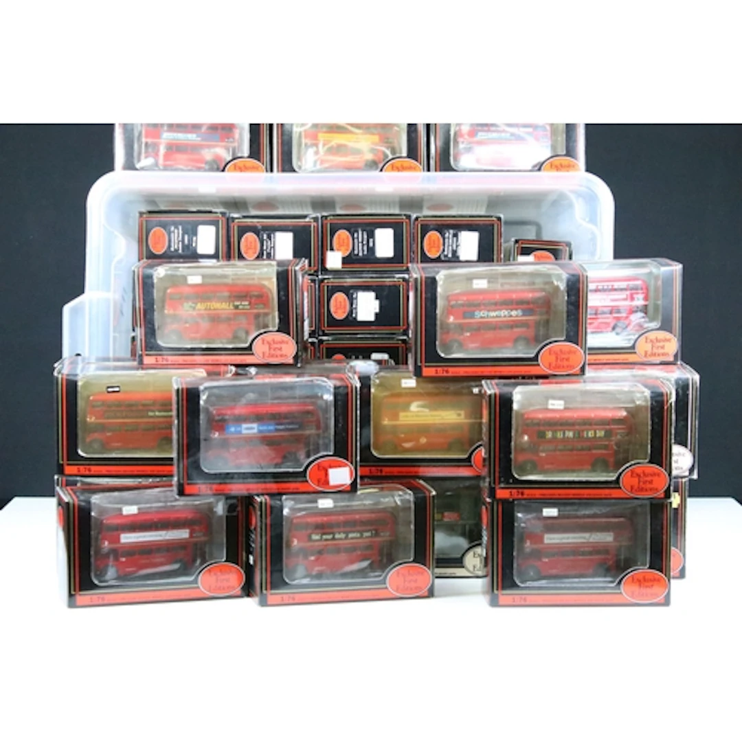 46 Boxed EFE Exclusive First Editions diecast model buses to...