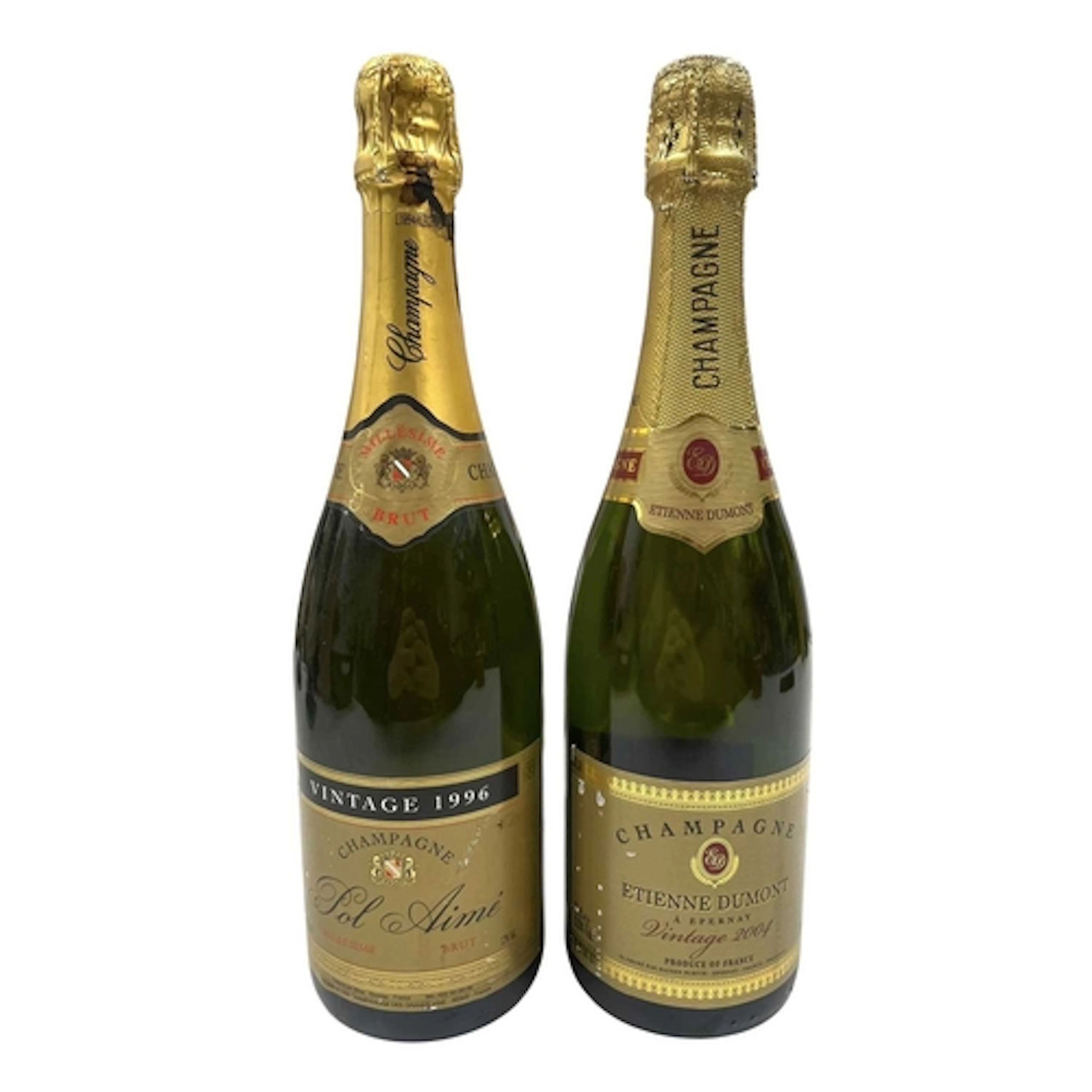 Two bottles of vintage French Champagne. To include a vintag...
