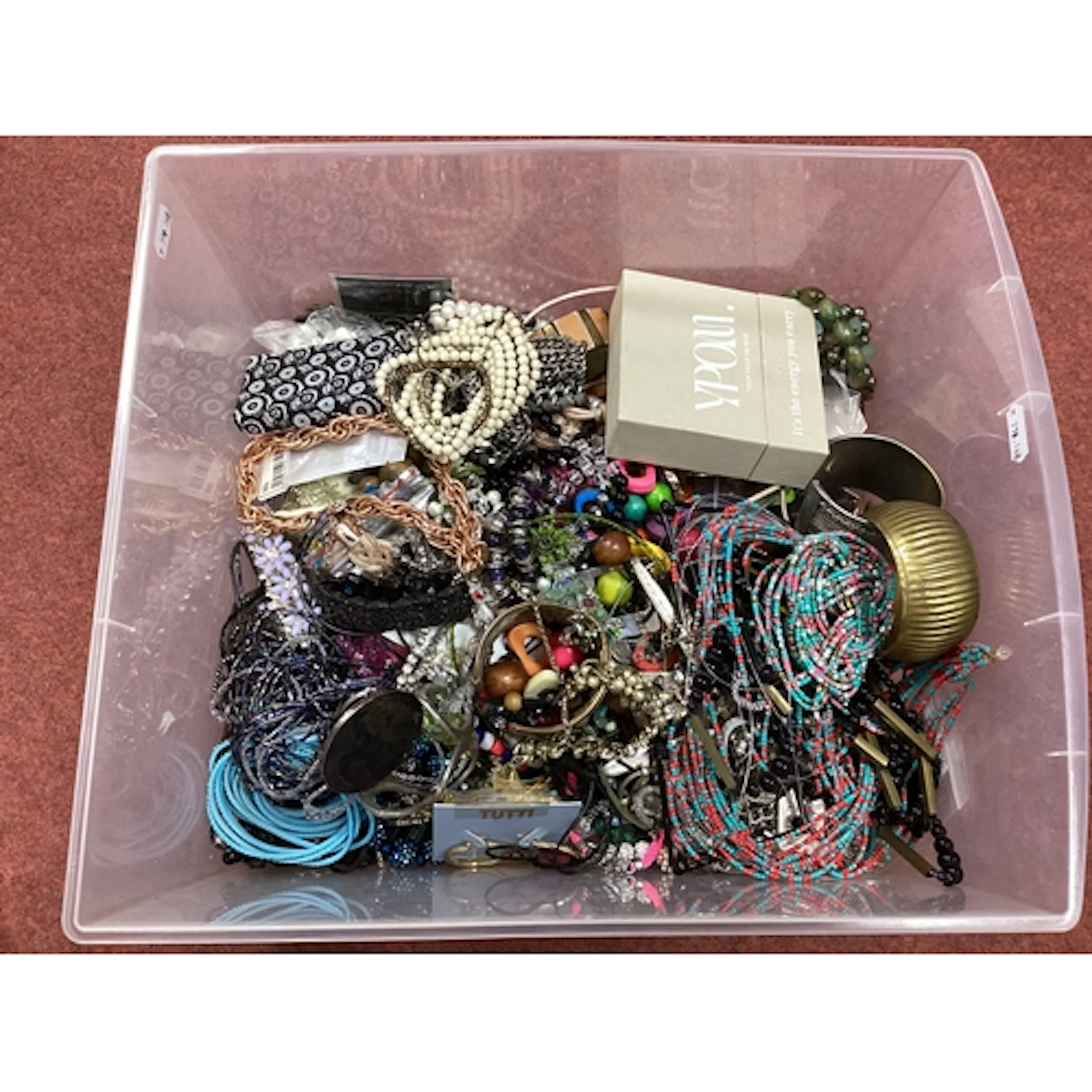 A Quantity of Modern Costume Jewellery :- One Box