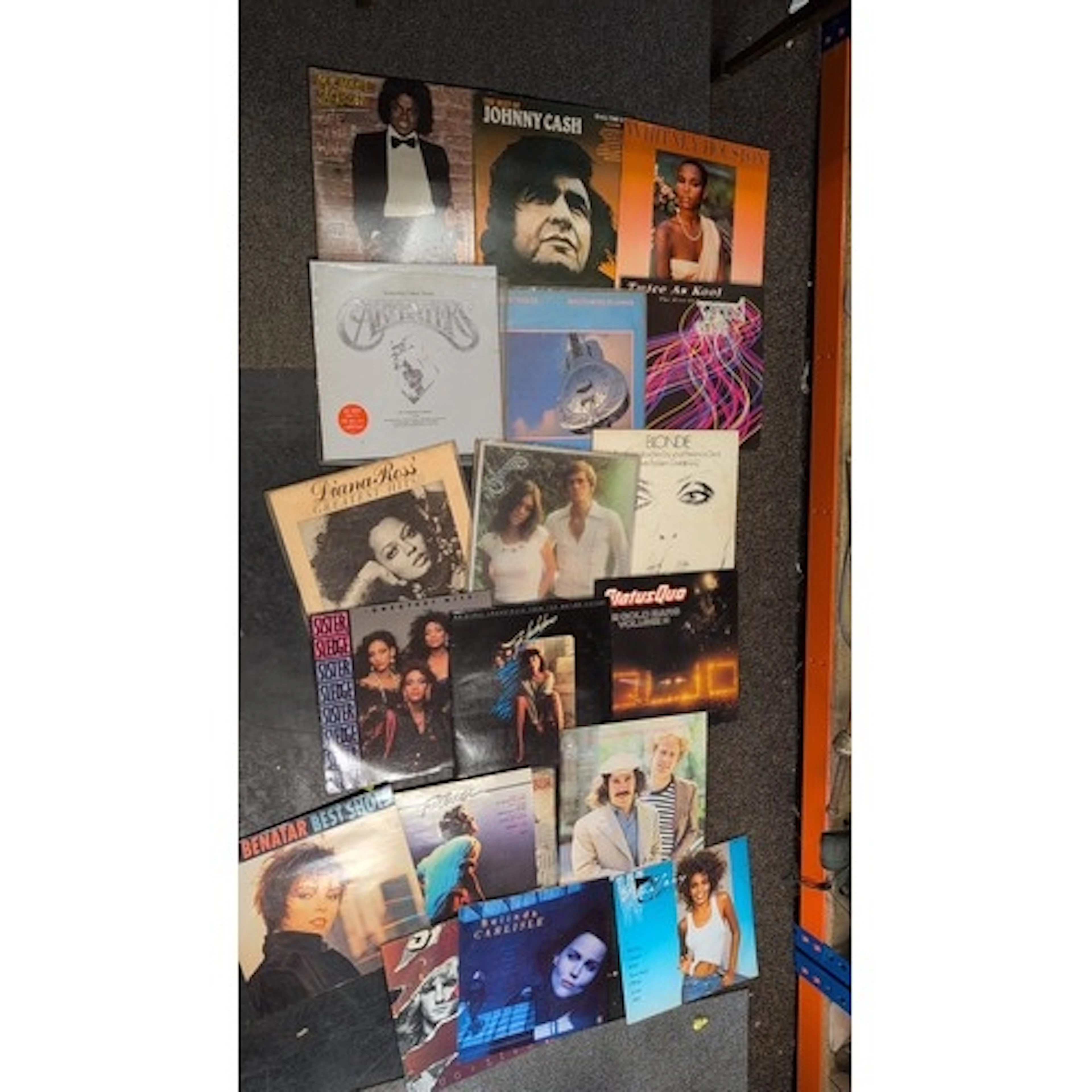 A group of popular-music vinyl LPs and compilations, various...
