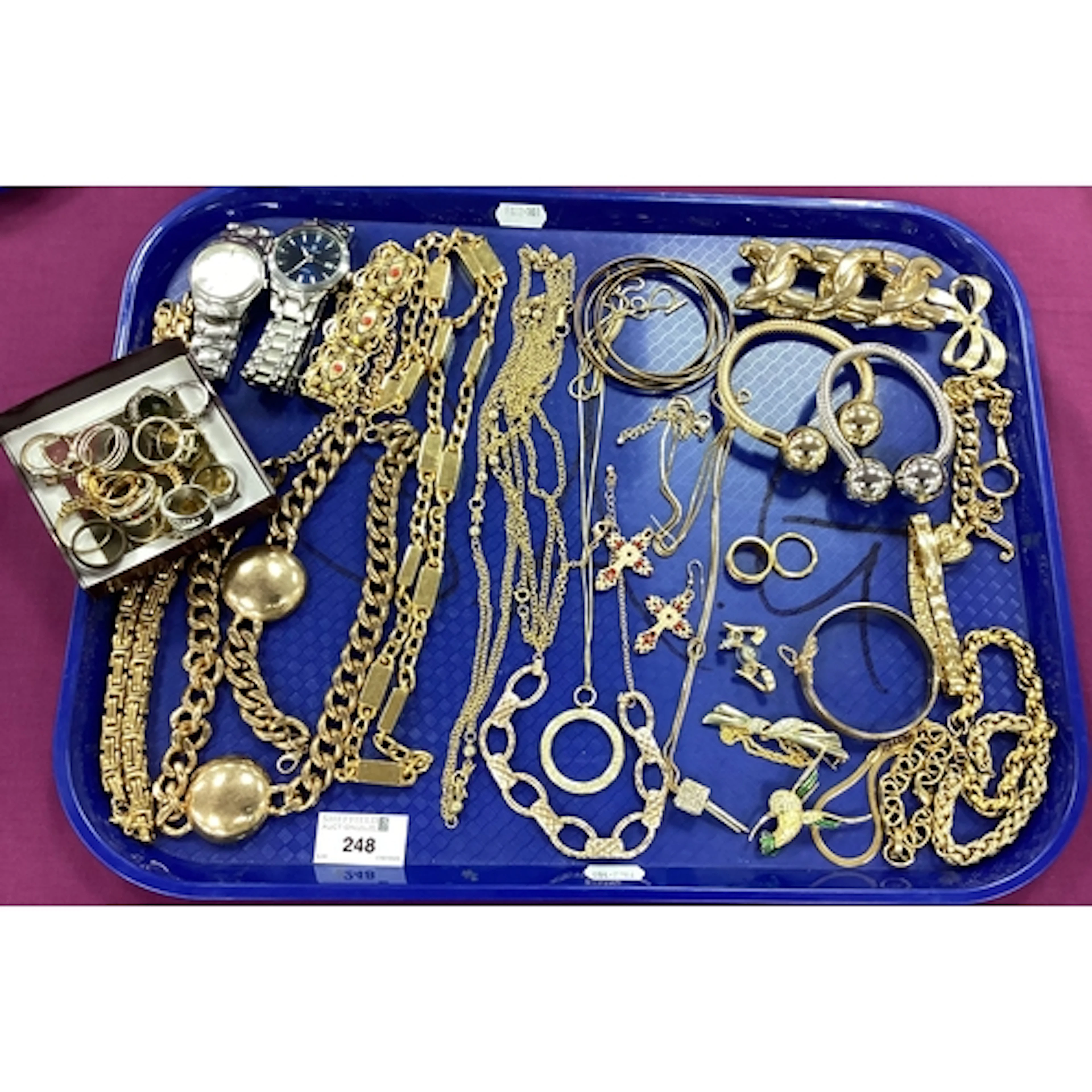 A Collection of Modern Gilt Coloured Jewellery, to include J...